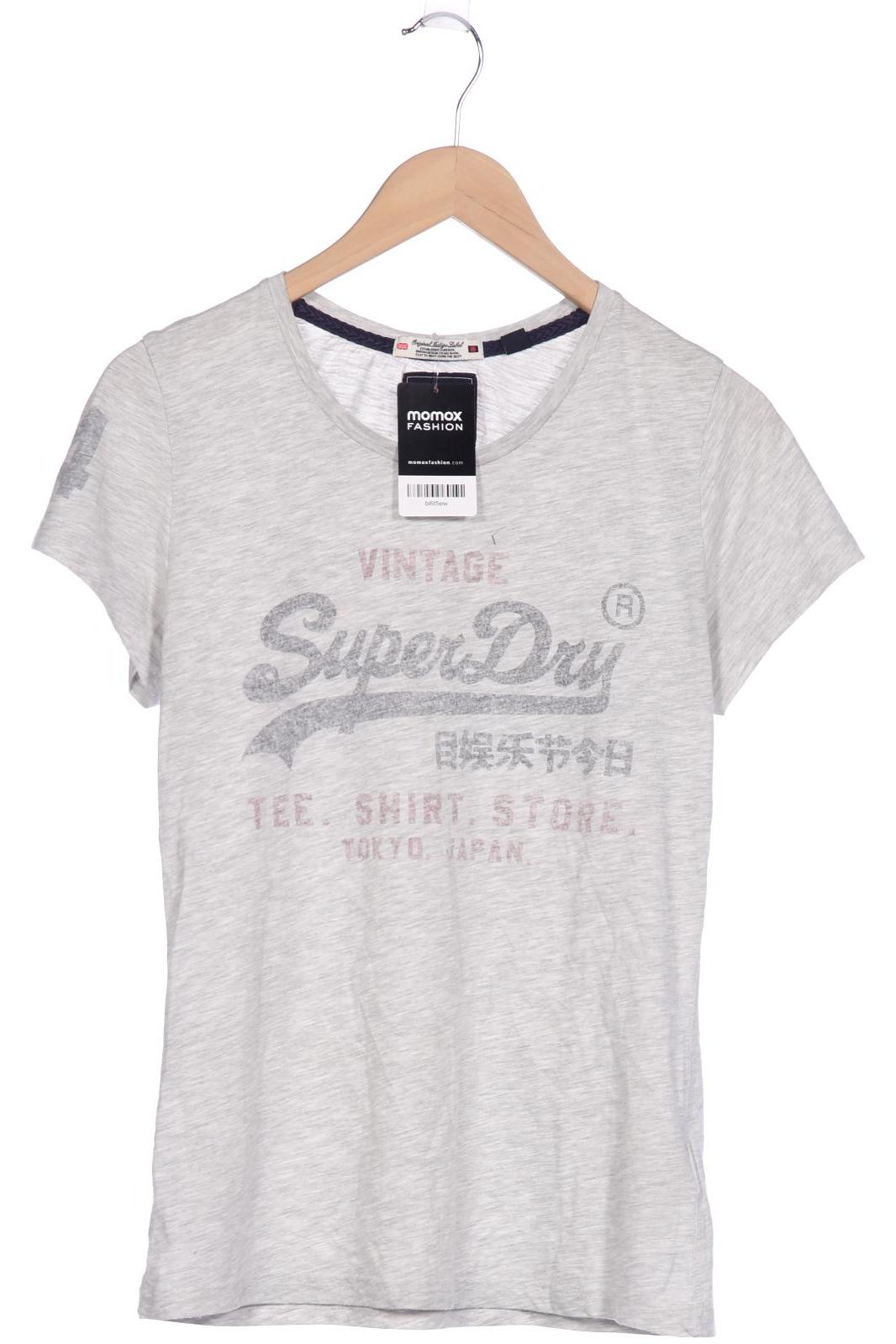 

Superdry Damen T-Shirt, grau, Gr. 42