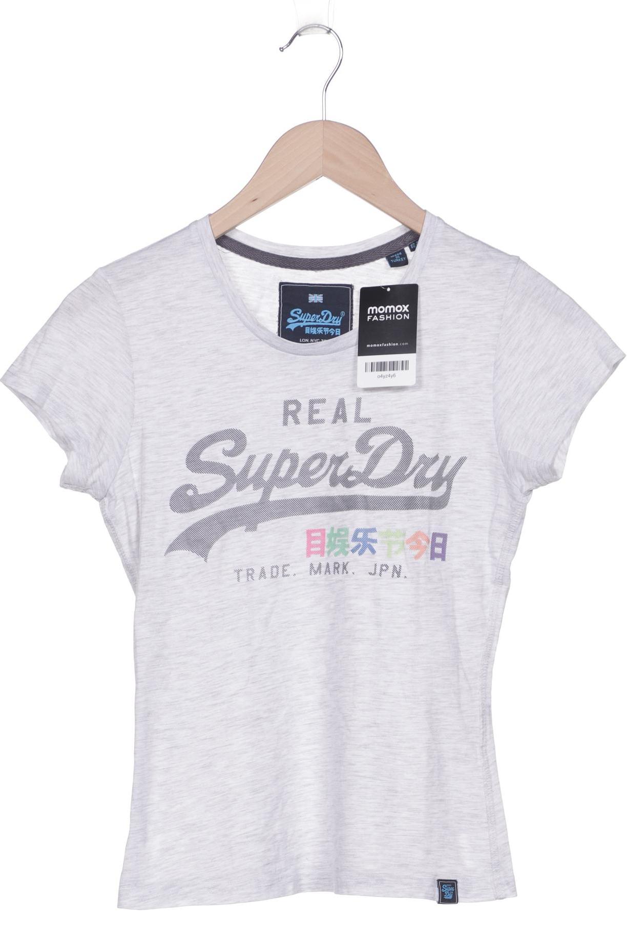 

Superdry Damen T-Shirt, grau, Gr. 34