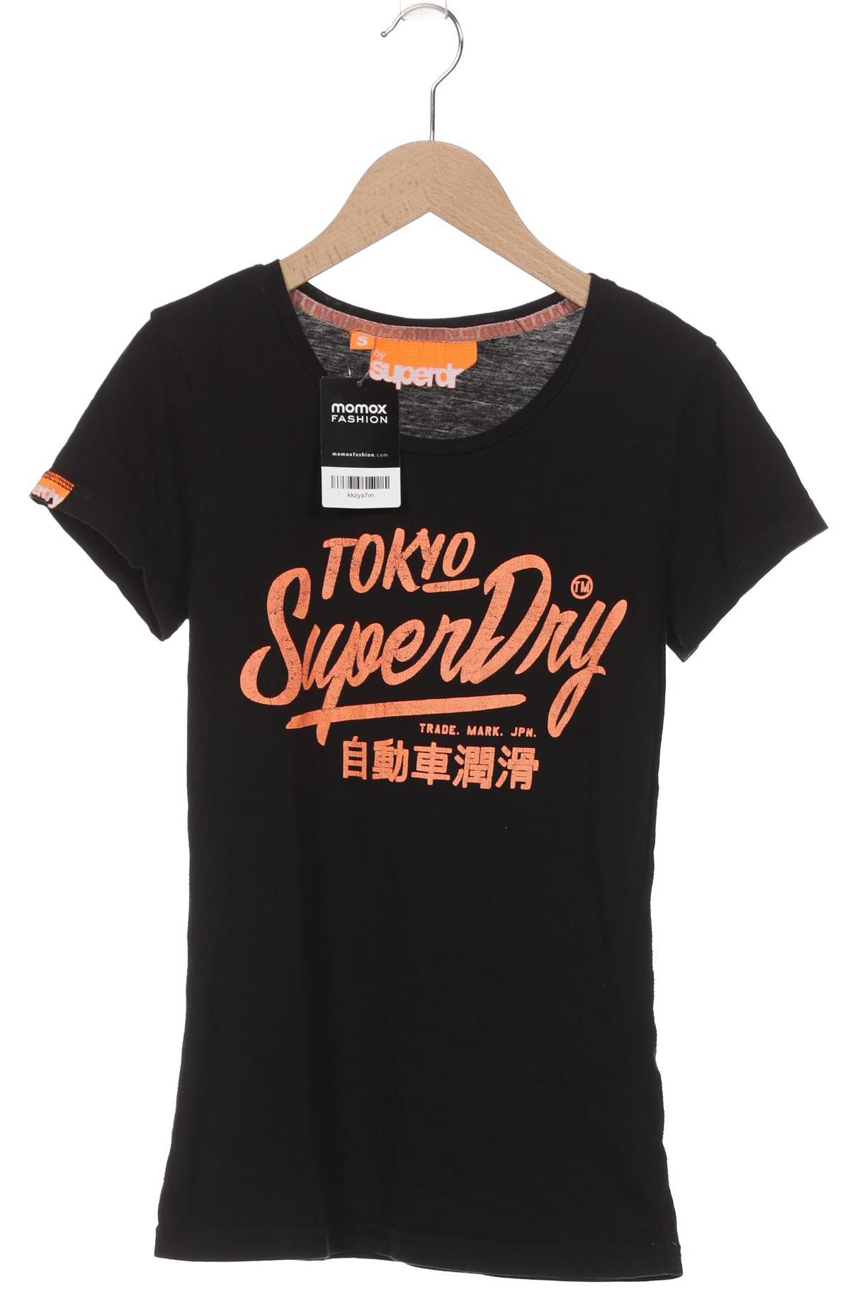 

Superdry Damen T-Shirt, schwarz, Gr. 36