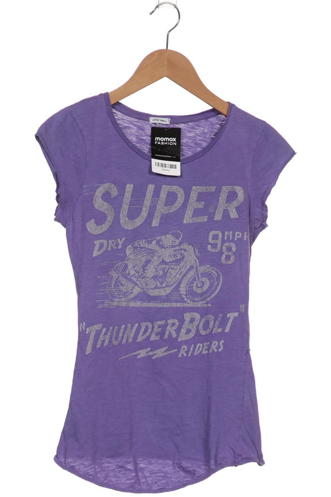 

Superdry Damen T-Shirt, flieder, Gr. 36