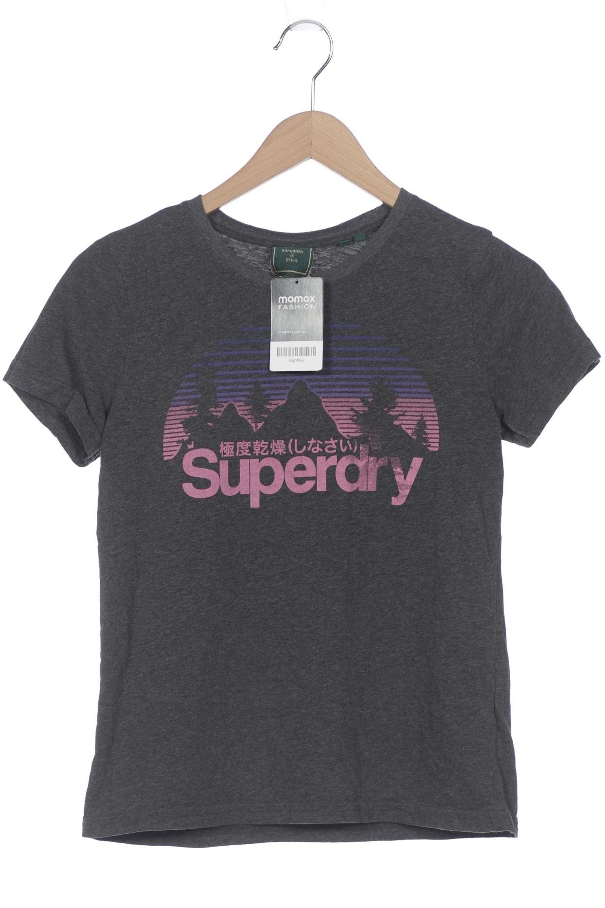 

Superdry Damen T-Shirt, grau, Gr. 36