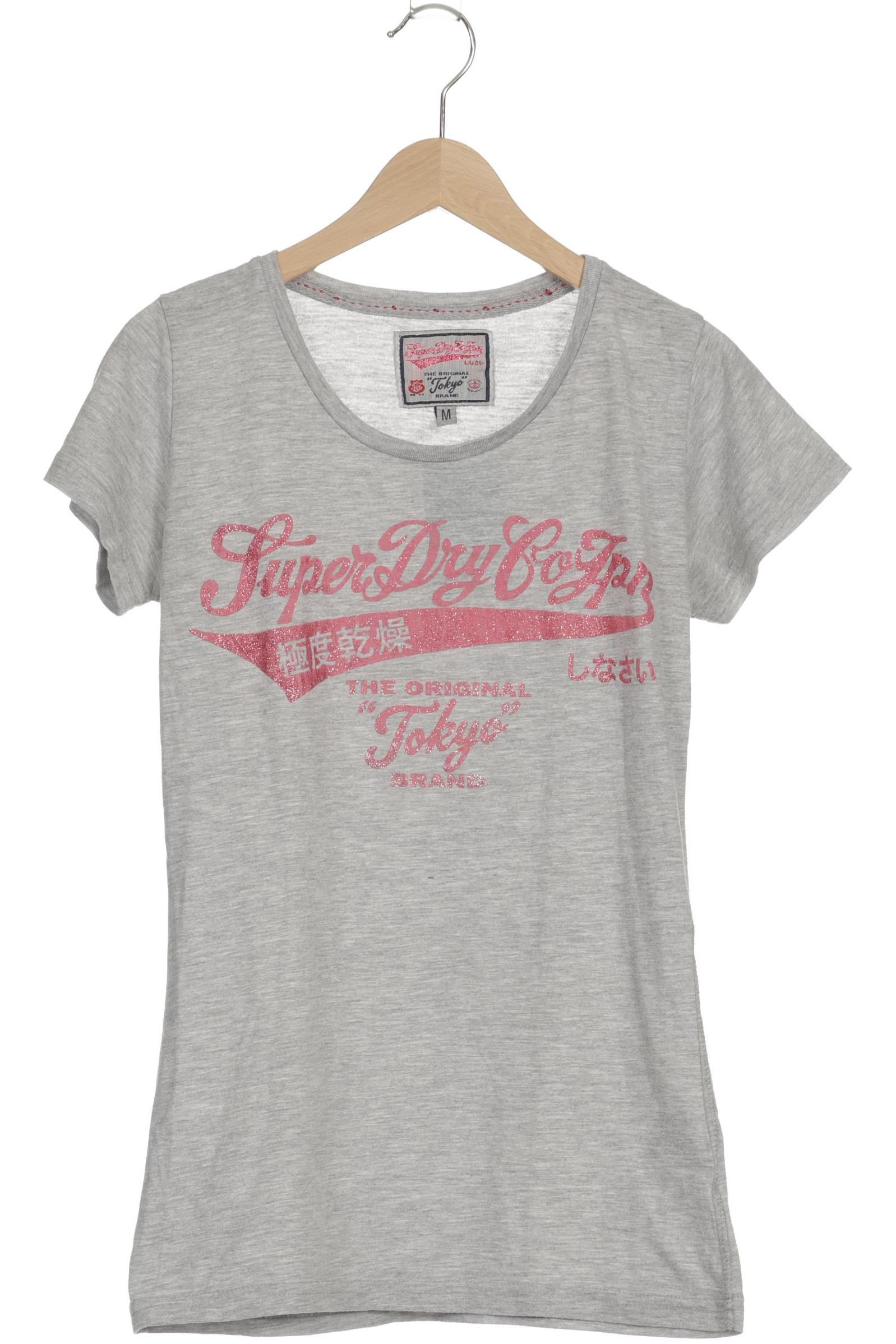 

Superdry Damen T-Shirt, grau, Gr. 38