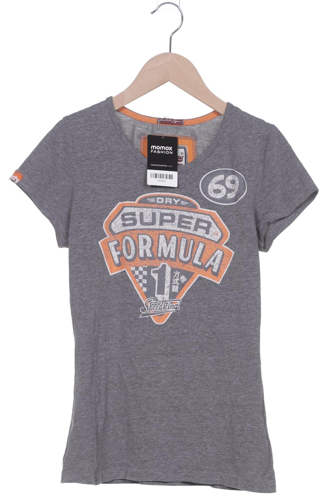 

Superdry Damen T-Shirt, grau, Gr. 38
