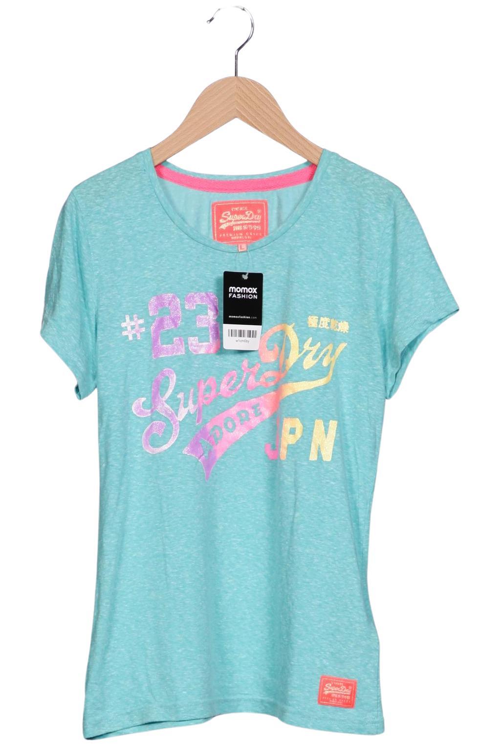 

Superdry Damen T-Shirt, türkis, Gr. 42