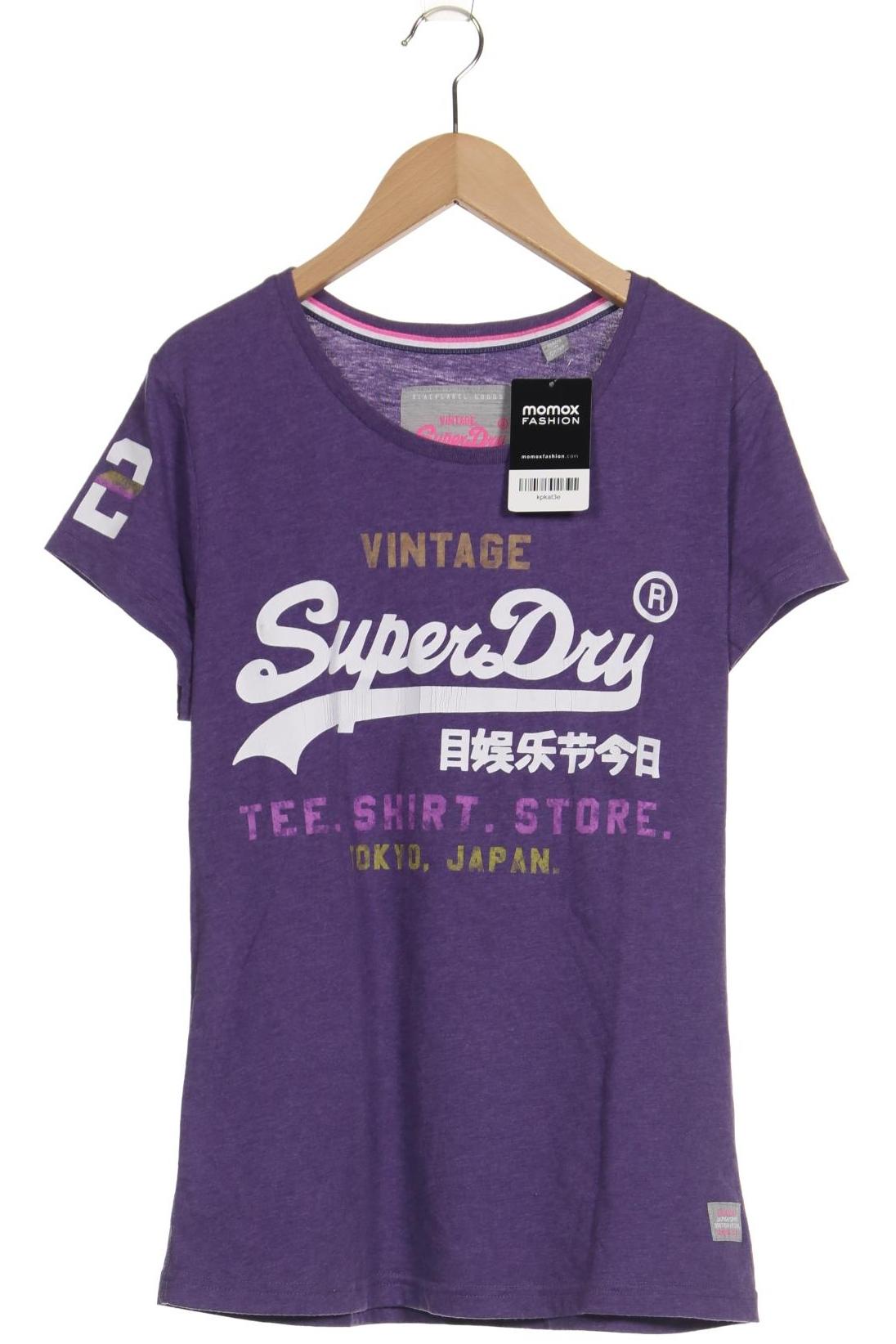 

Superdry Damen T-Shirt, flieder, Gr. 42