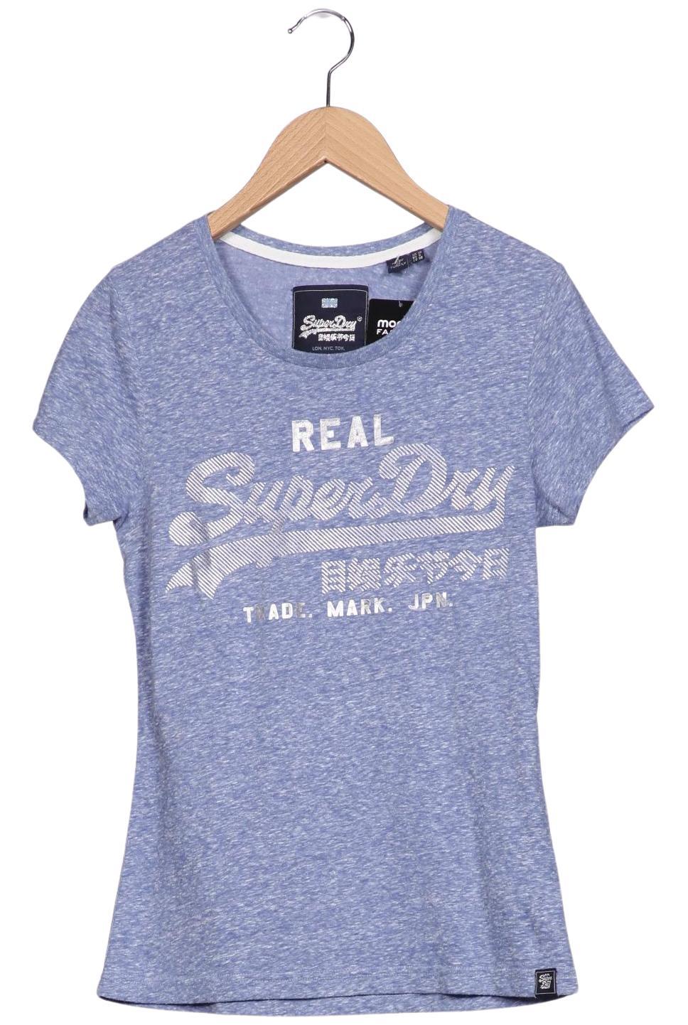 

Superdry Damen T-Shirt, hellblau, Gr. 38
