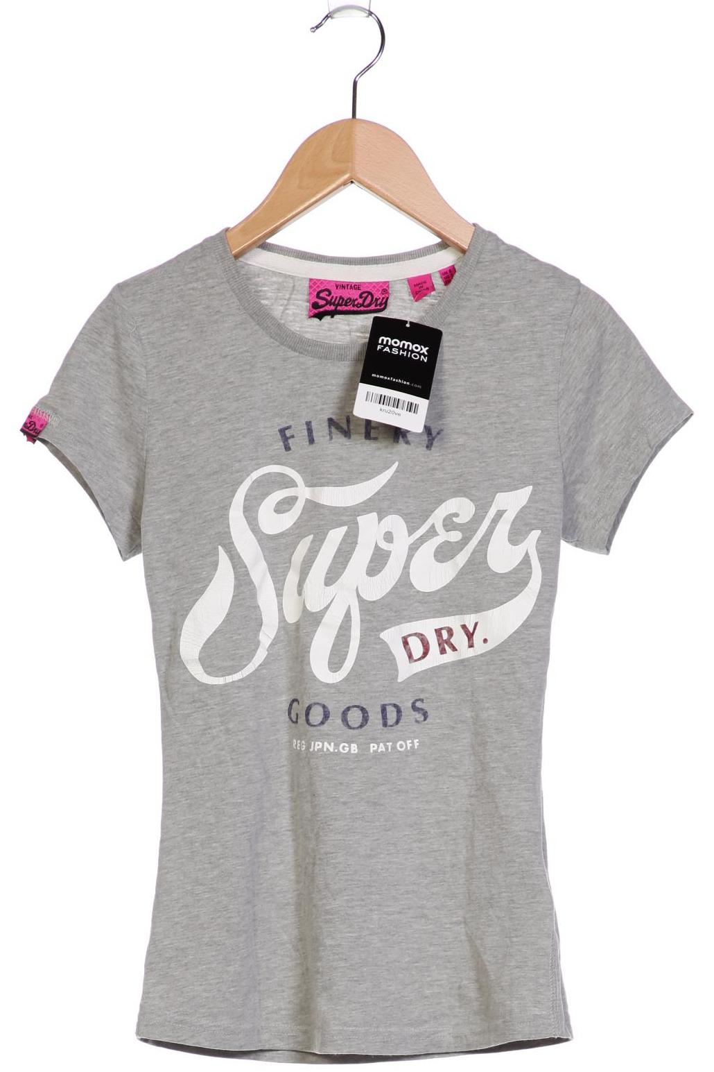 

Superdry Damen T-Shirt, grau, Gr. 34