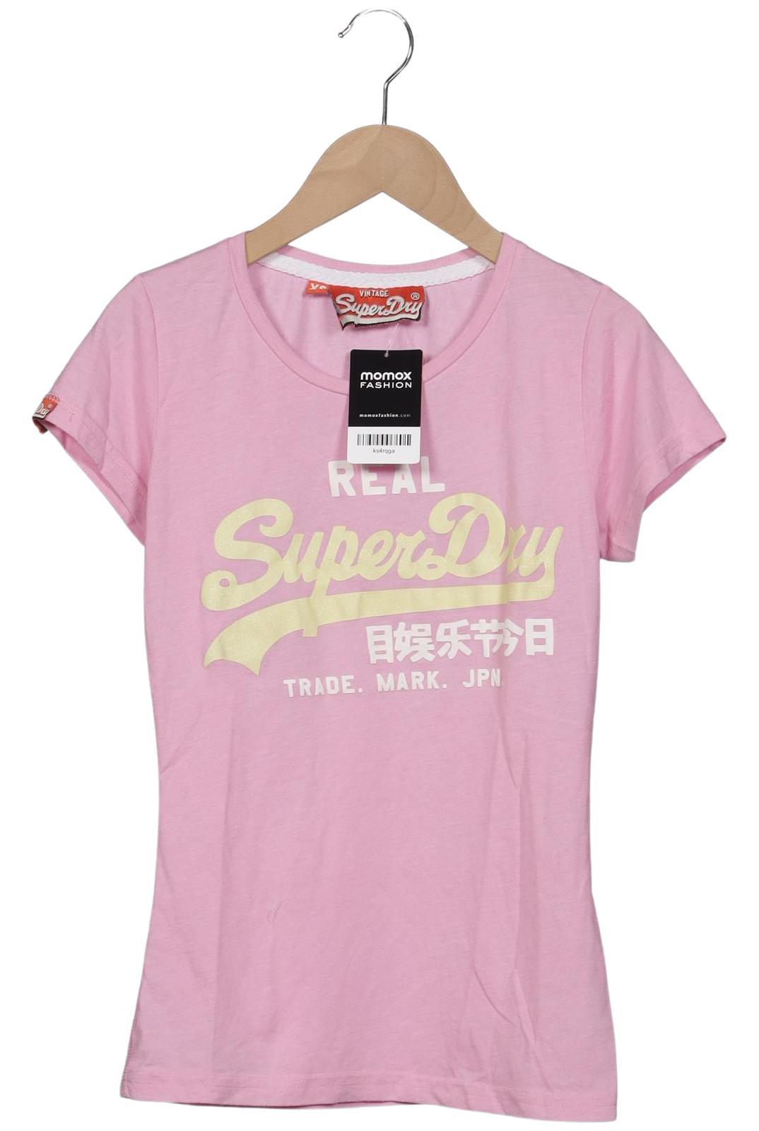

Superdry Damen T-Shirt, pink, Gr. 34