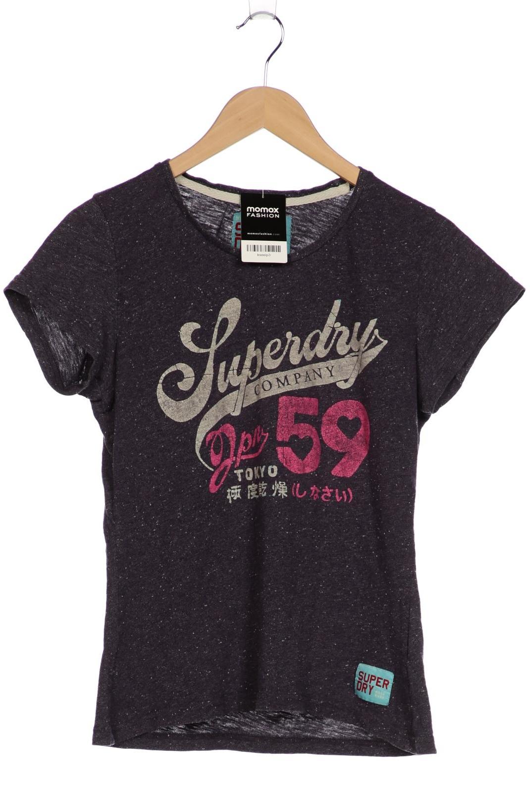 

Superdry Damen T-Shirt, flieder, Gr. 42
