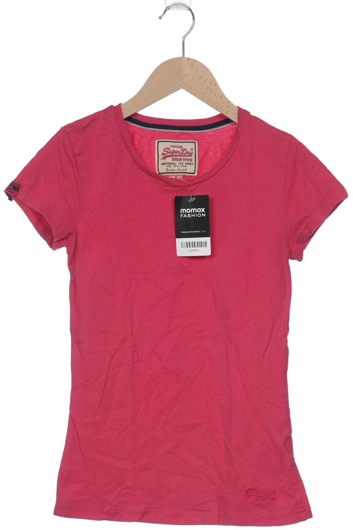 

Superdry Damen T-Shirt, pink, Gr. 34