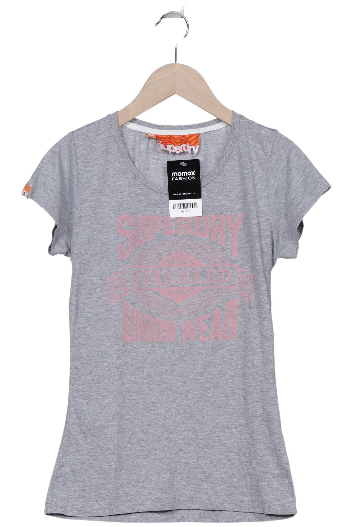 

Superdry Damen T-Shirt, grau, Gr. 38