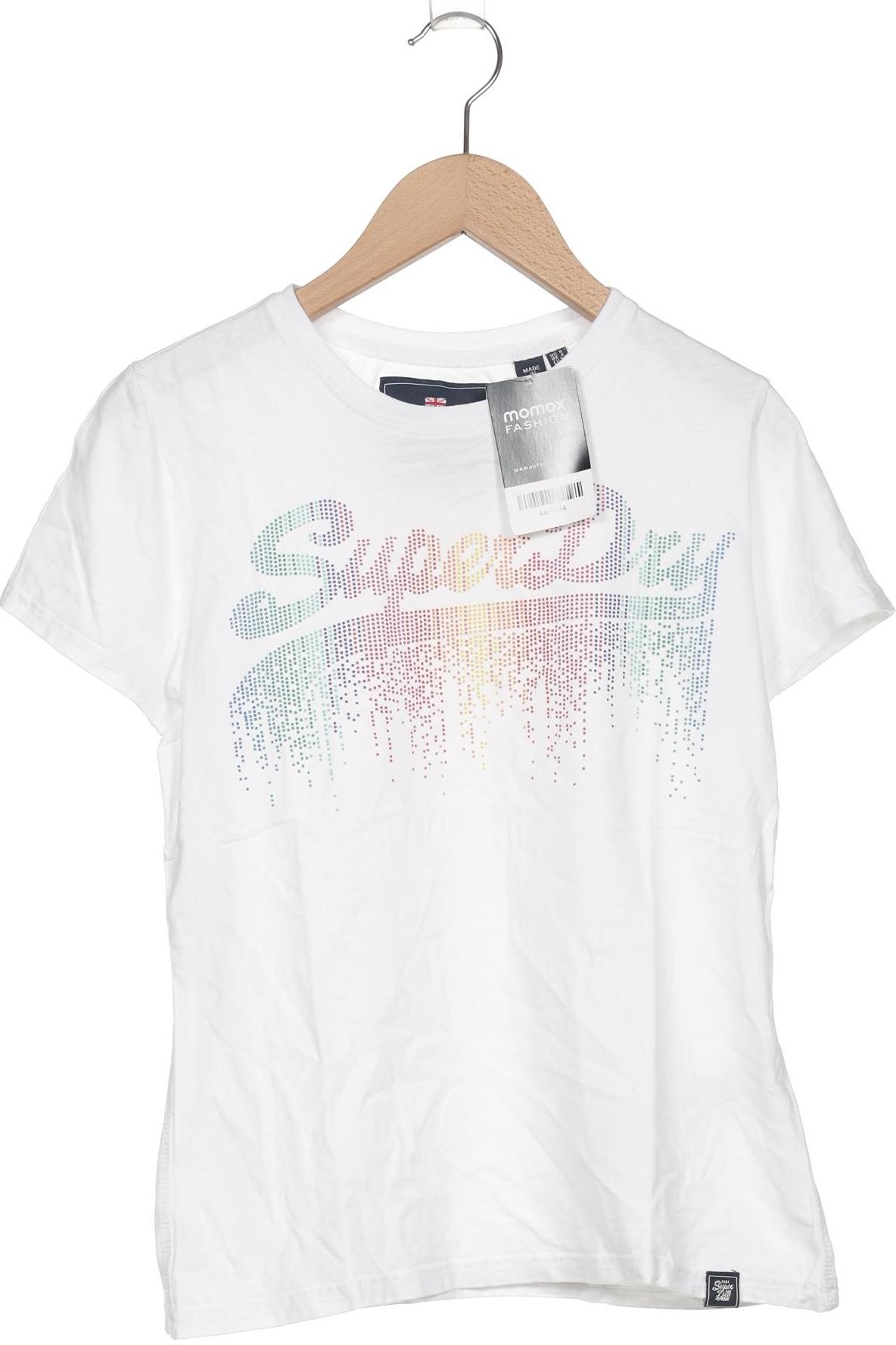 

Superdry Damen T-Shirt, weiß, Gr. 36