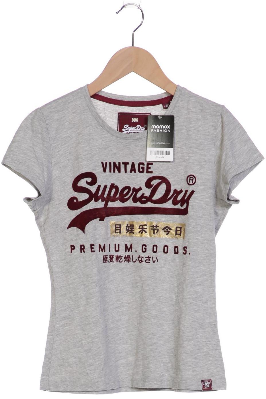 

Superdry Damen T-Shirt, grau, Gr. 34