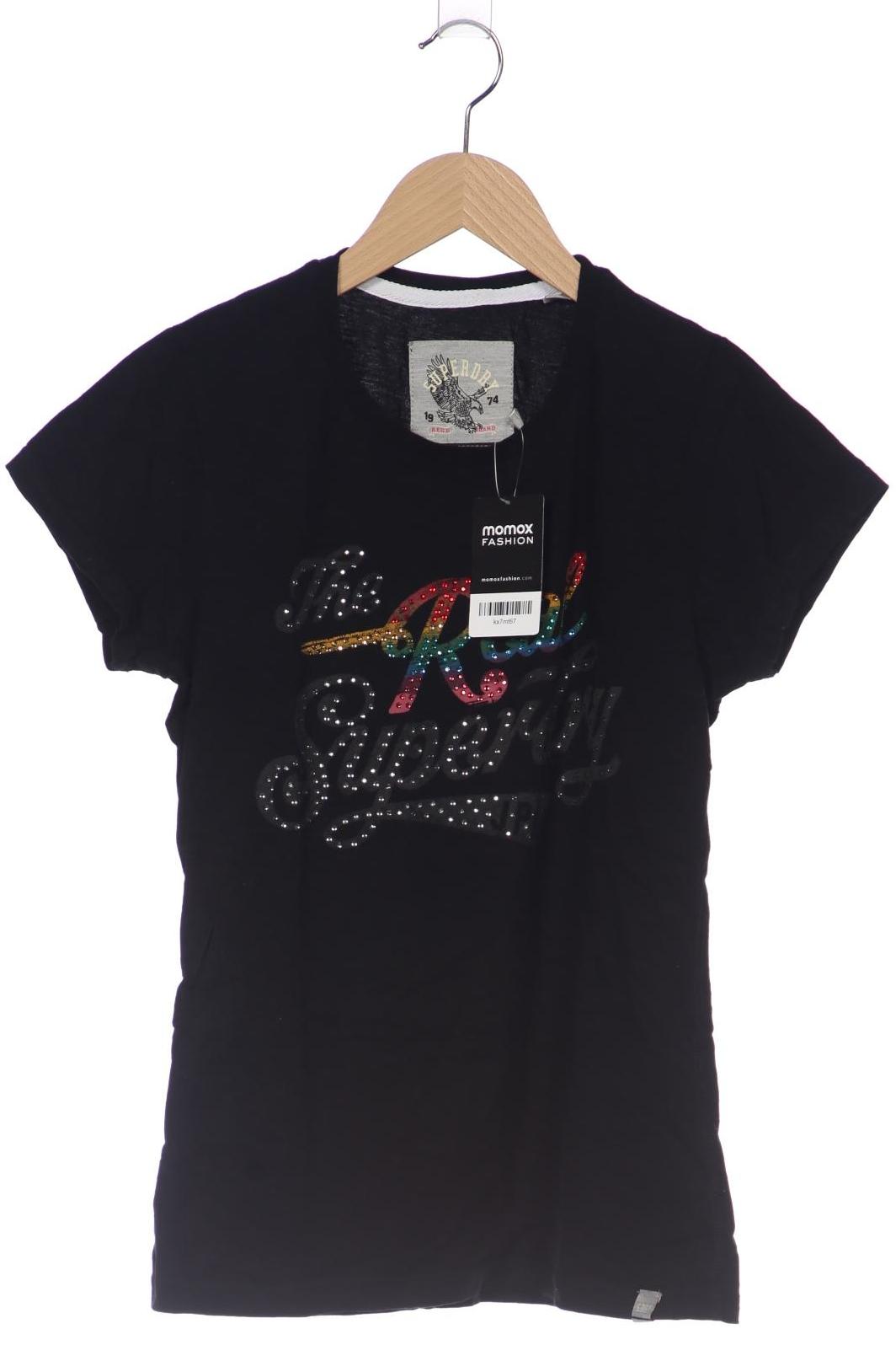 

Superdry Damen T-Shirt, schwarz, Gr. 40