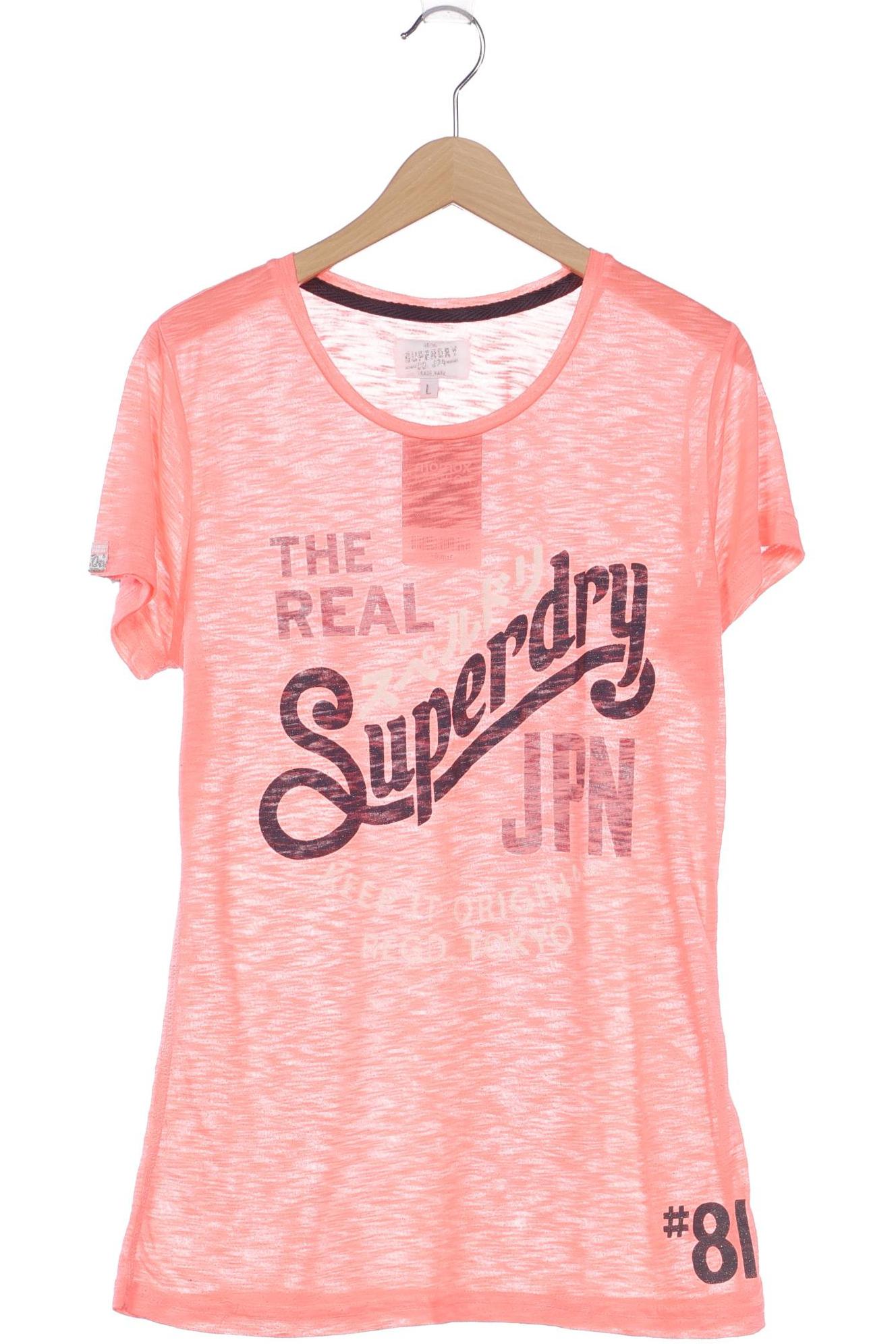 

Superdry Damen T-Shirt, pink, Gr. 42