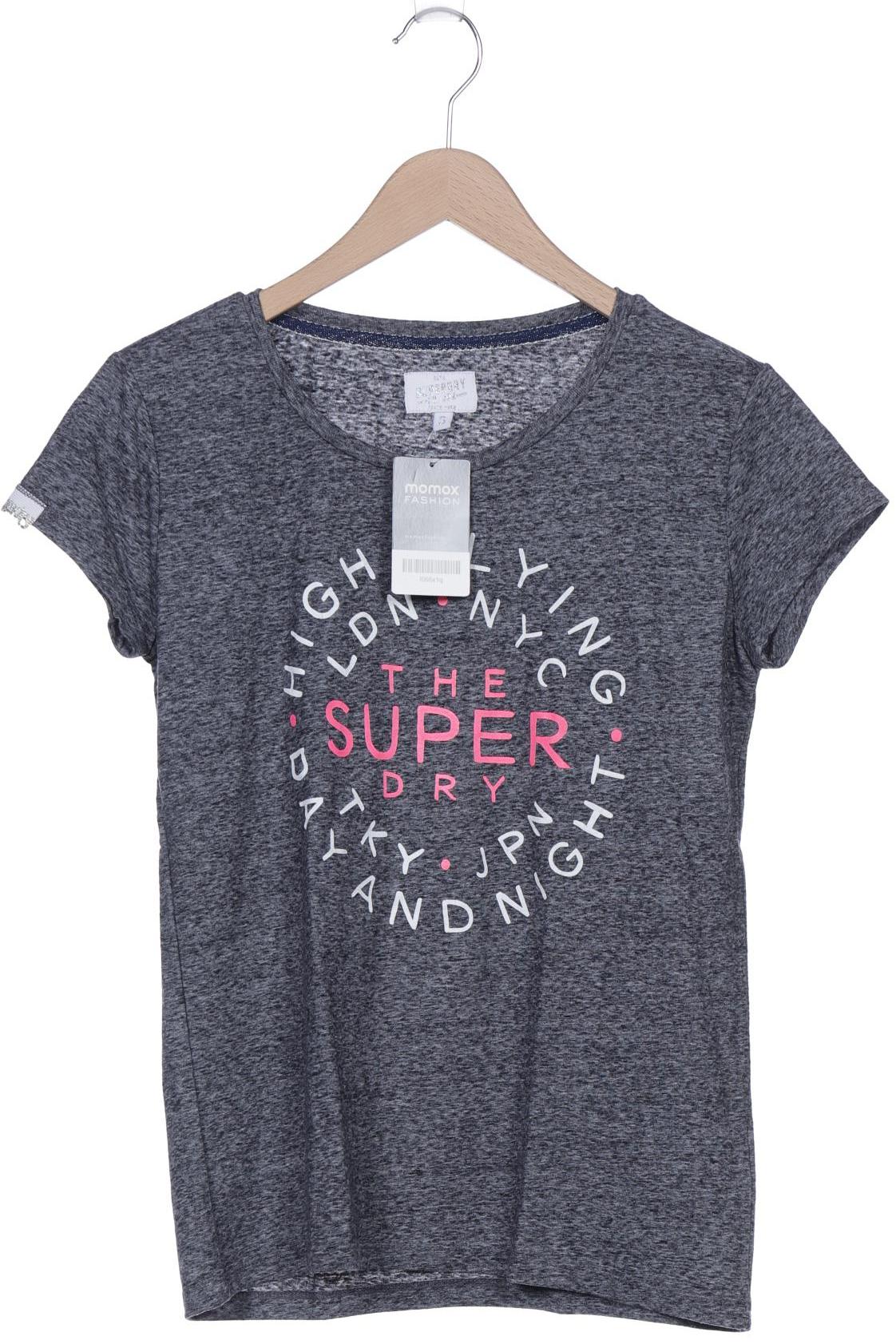 

Superdry Damen T-Shirt, grau, Gr. 36