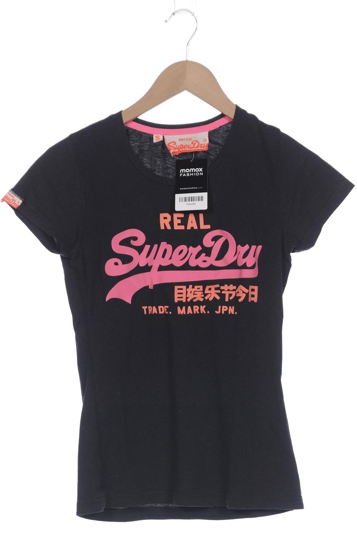 

Superdry Damen T-Shirt, schwarz, Gr. 36