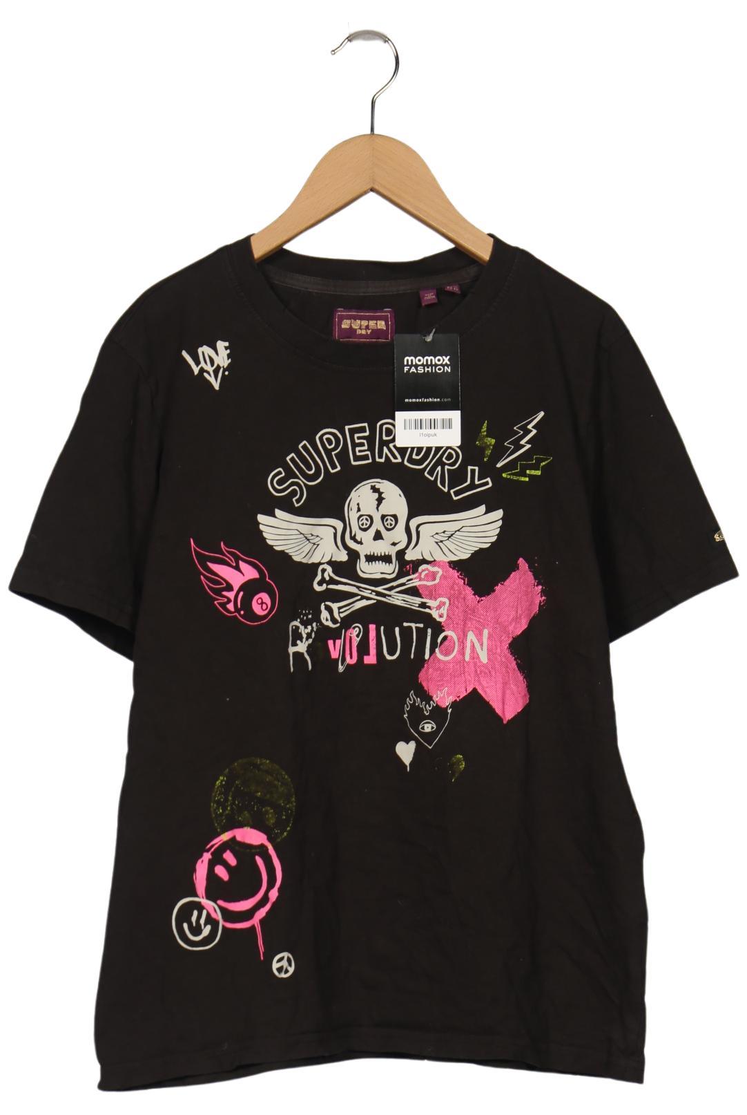 

Superdry Damen T-Shirt, schwarz, Gr. 42