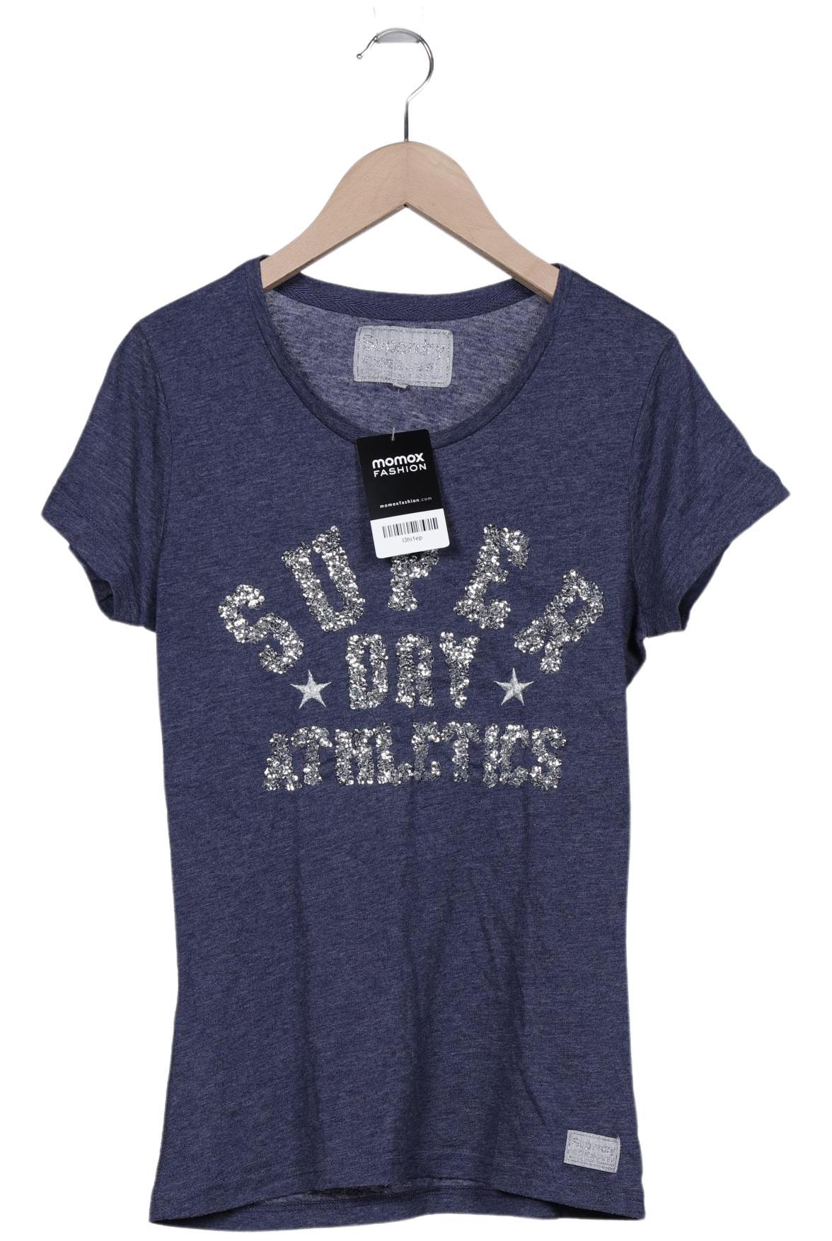 

Superdry Damen T-Shirt, marineblau, Gr. 36