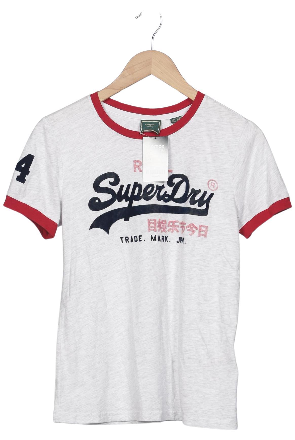 

Superdry Damen T-Shirt, grau, Gr. 38