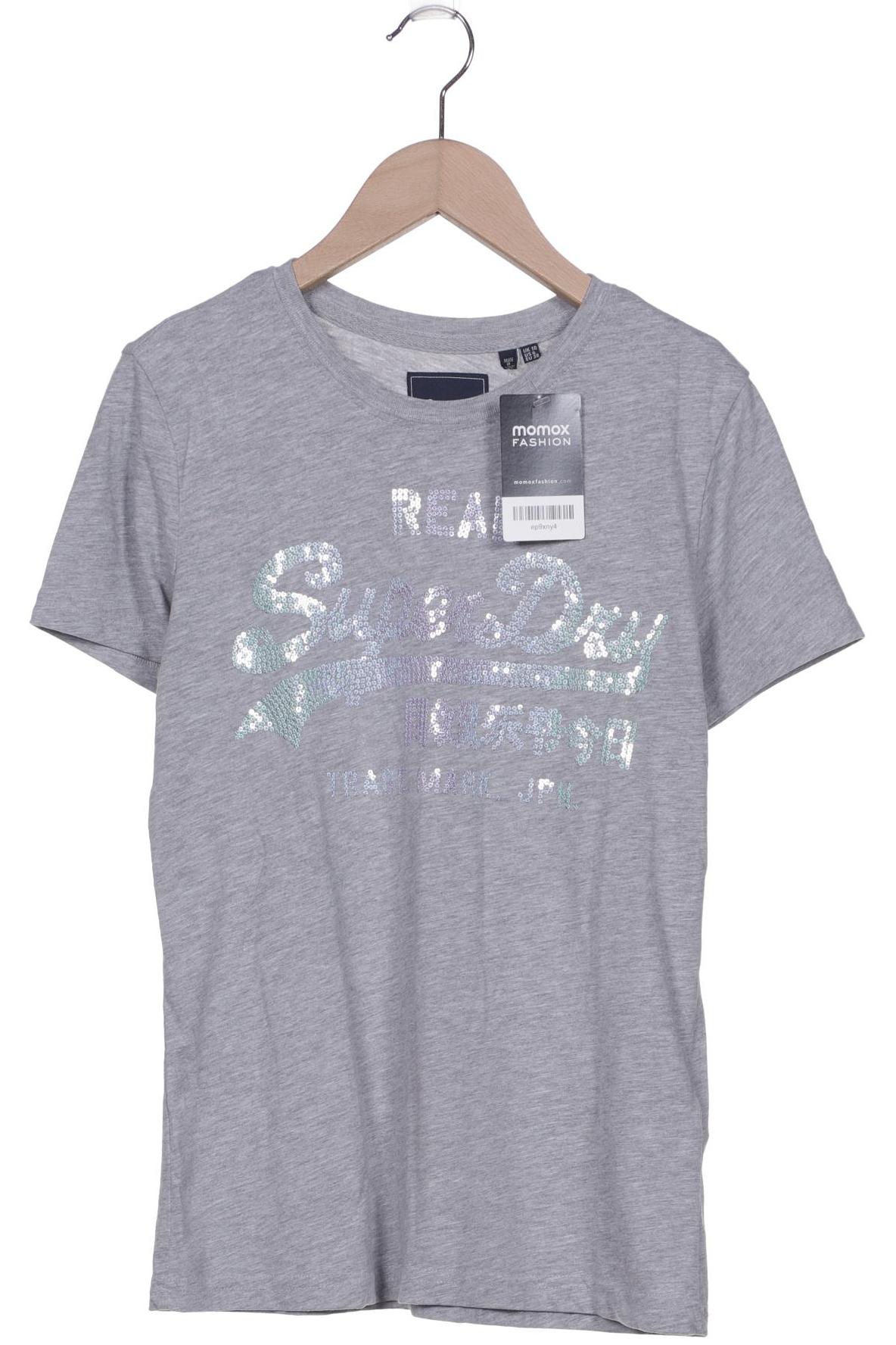 

Superdry Damen T-Shirt, grau, Gr. 38
