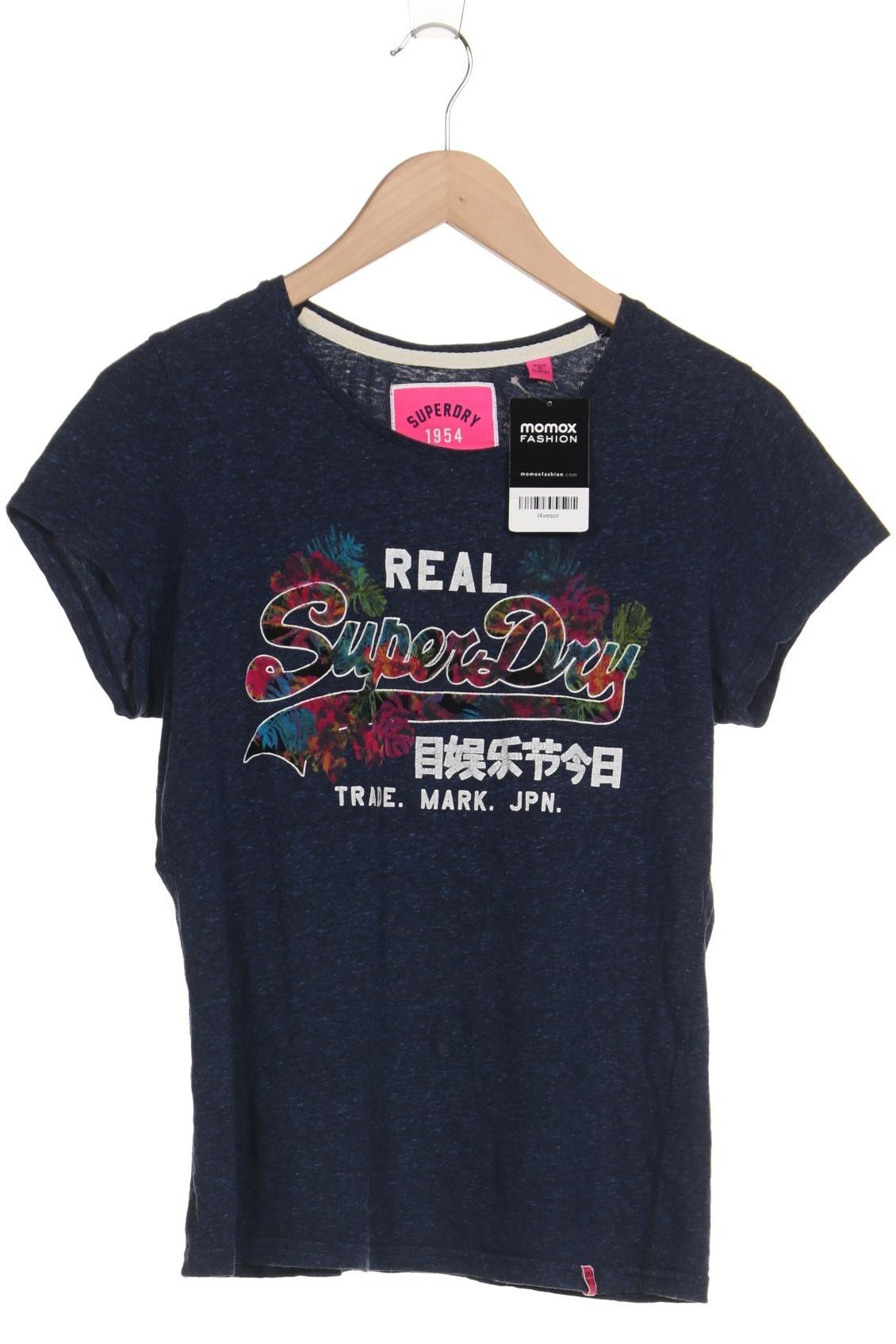 

Superdry Damen T-Shirt, marineblau, Gr. 42