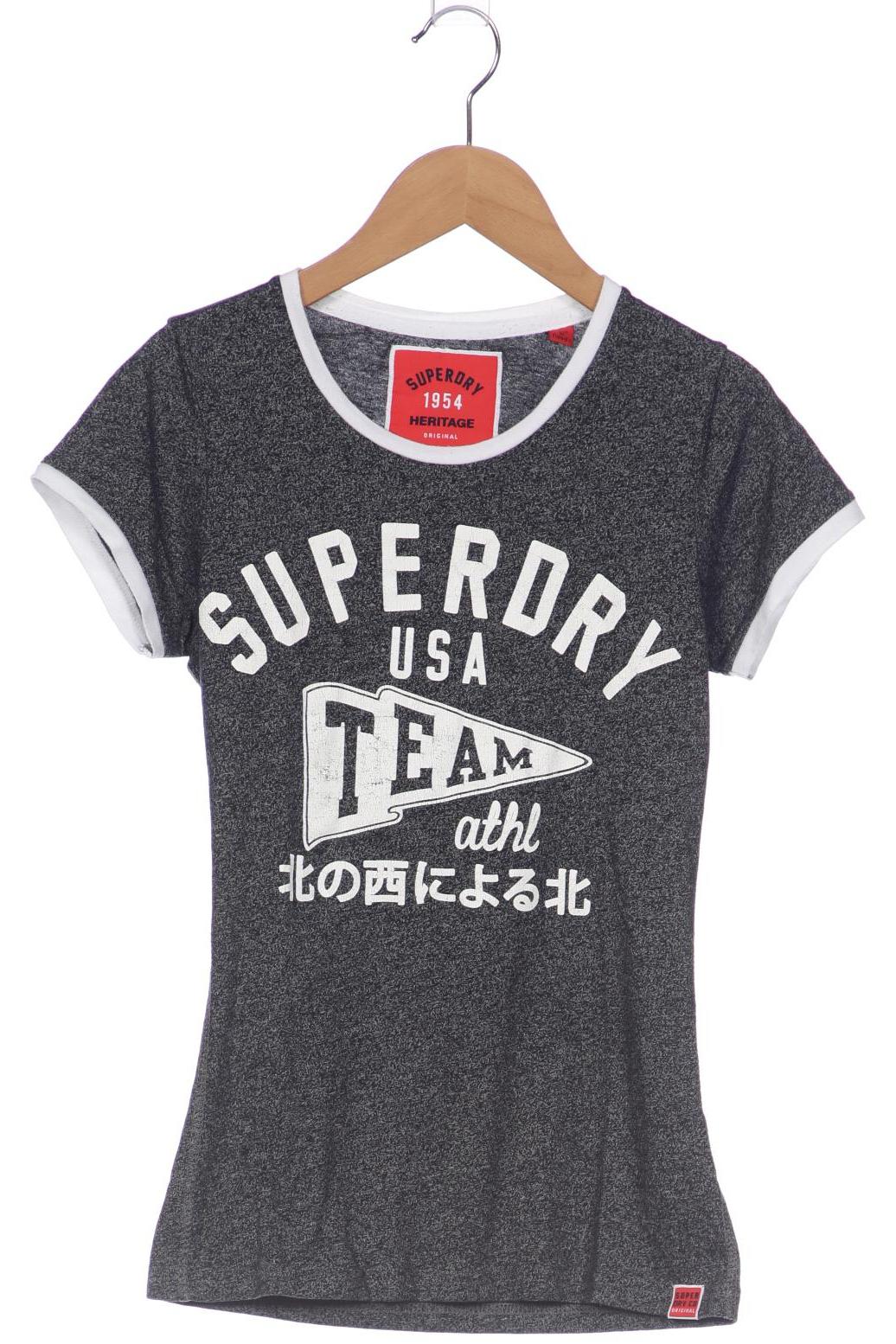 

Superdry Damen T-Shirt, grau, Gr. 34