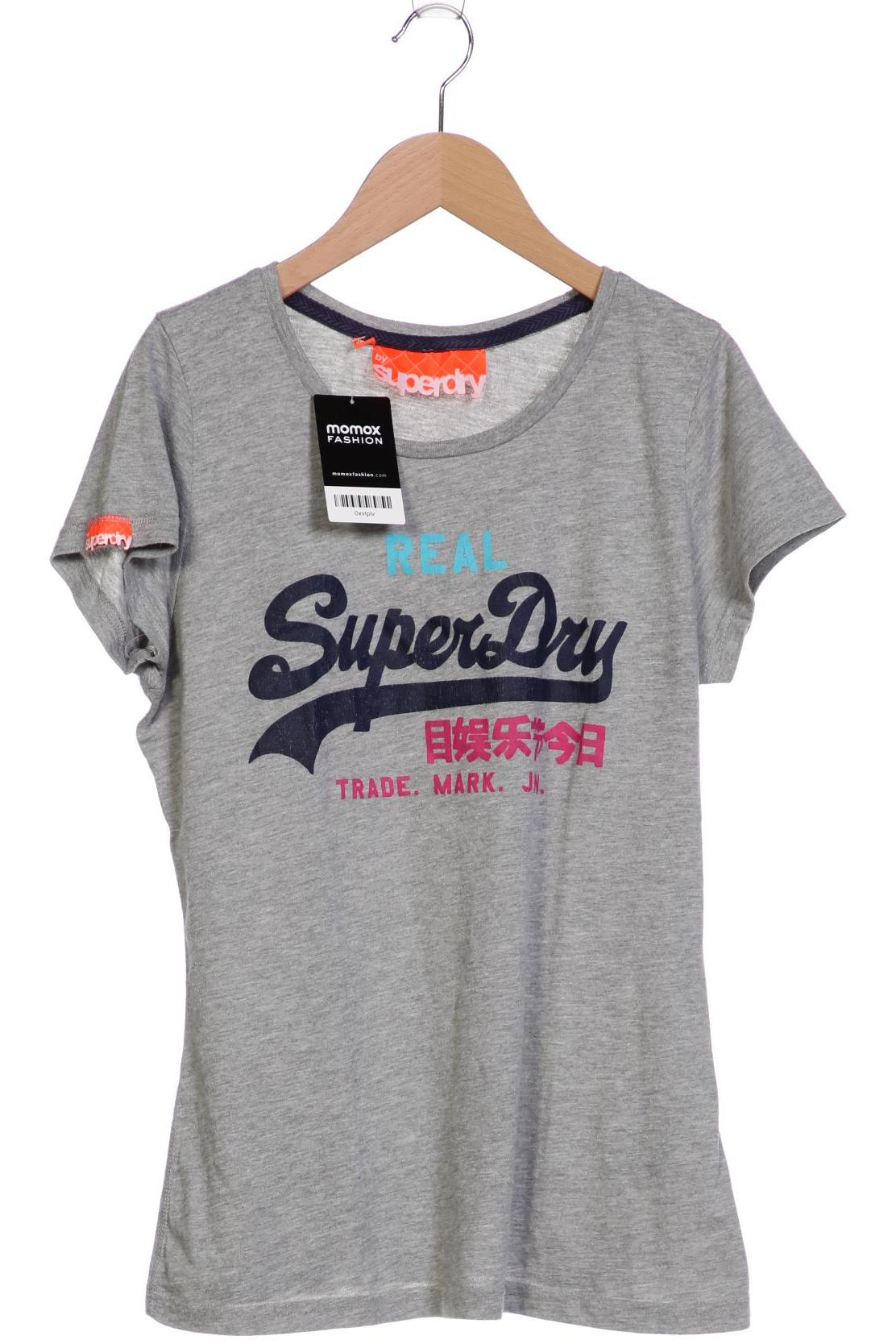 

Superdry Damen T-Shirt, grau, Gr. 42