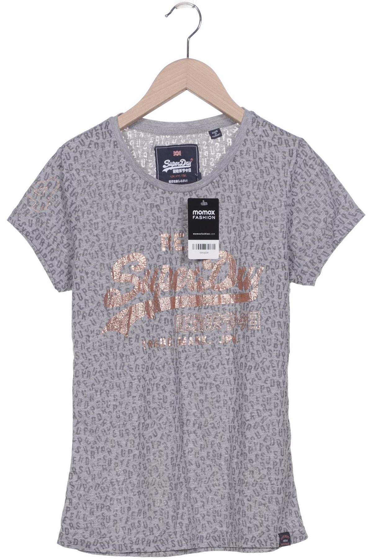 

Superdry Damen T-Shirt, grau, Gr. 38