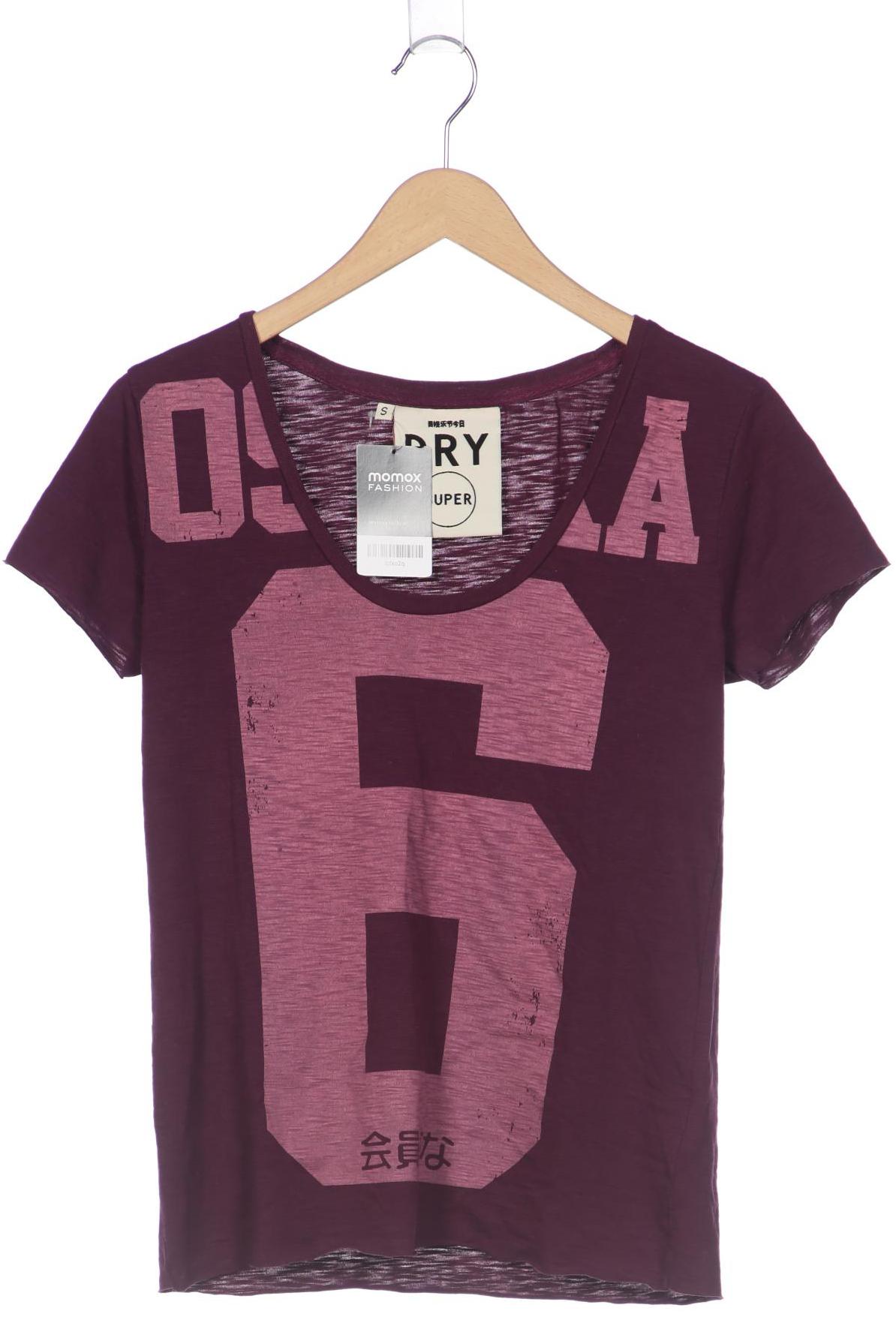 

Superdry Damen T-Shirt, flieder, Gr. 36