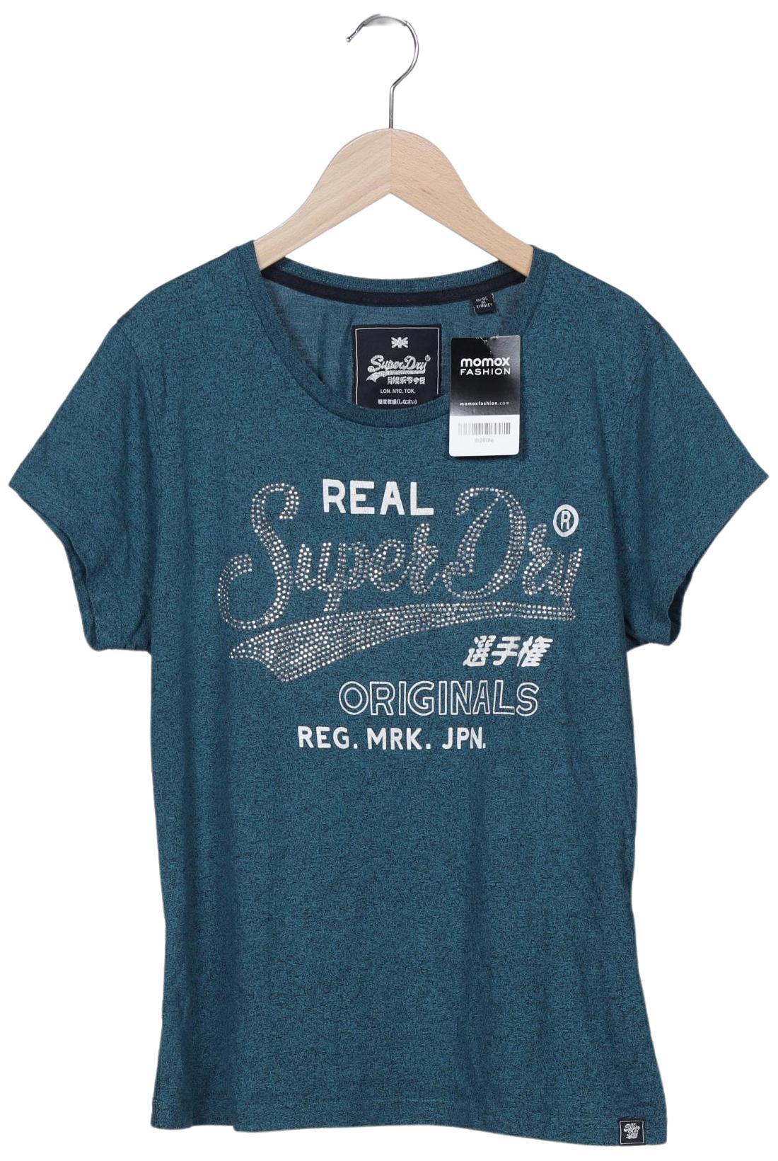 

Superdry Damen T-Shirt, türkis, Gr. 44