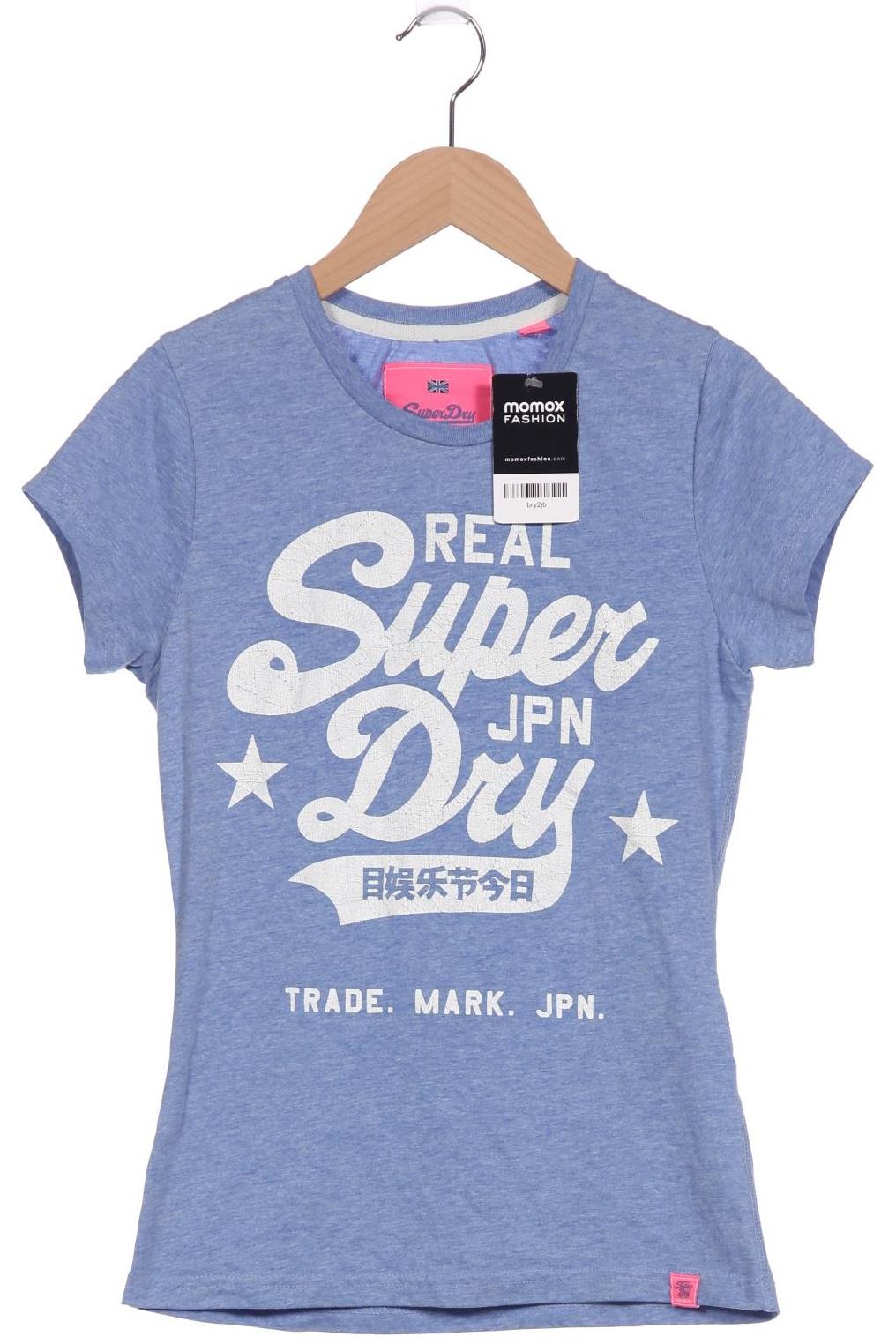 

Superdry Damen T-Shirt, blau, Gr. 38