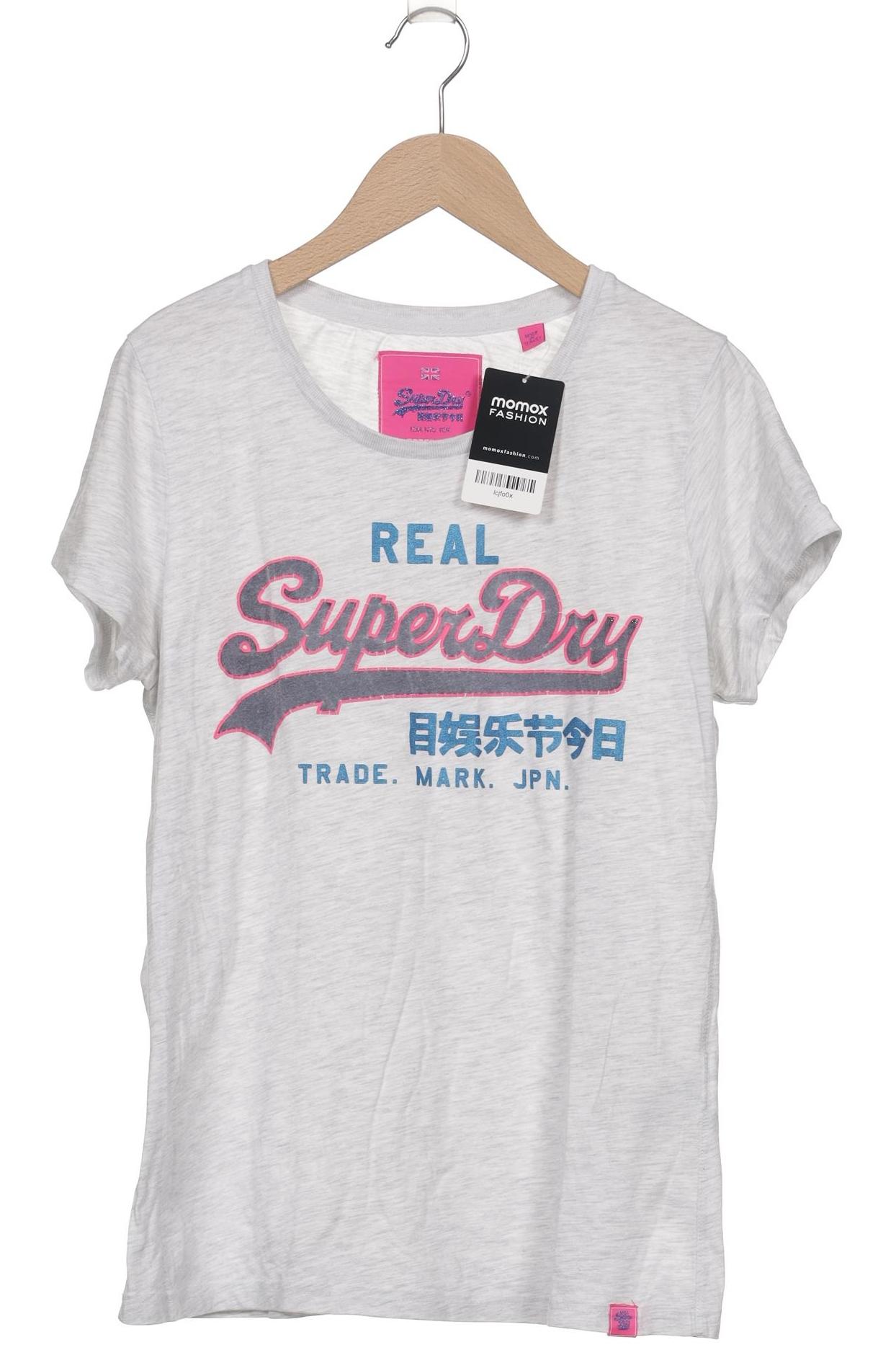 

Superdry Damen T-Shirt, grau, Gr. 42