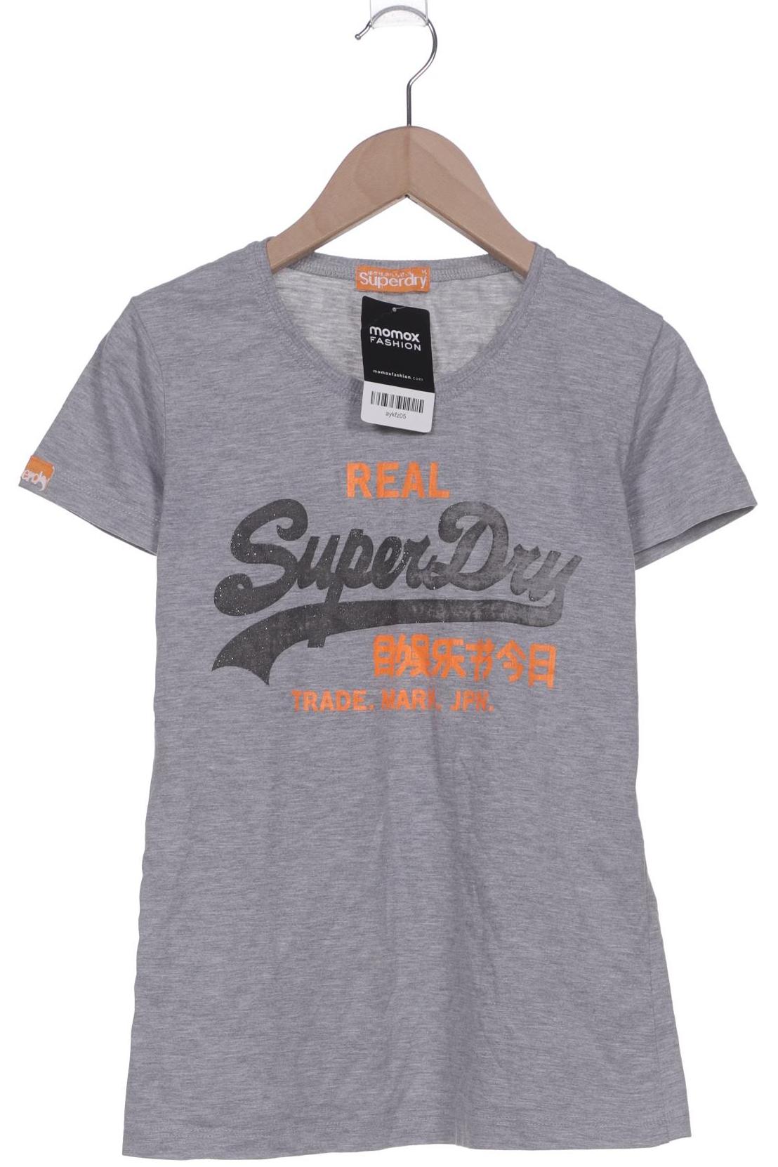 

Superdry Damen T-Shirt, grau, Gr. 36