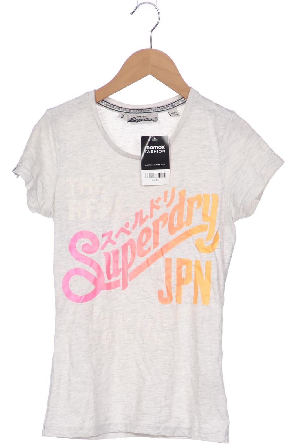 

Superdry Damen T-Shirt, grau, Gr. 34