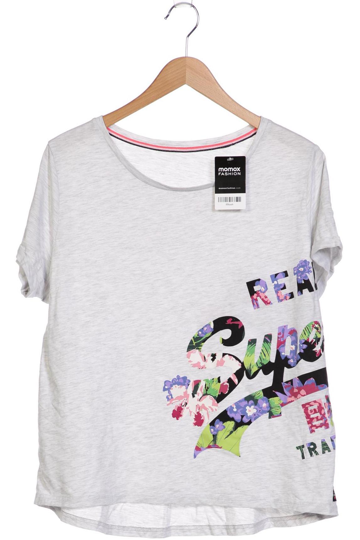 

Superdry Damen T-Shirt, grau, Gr. 44