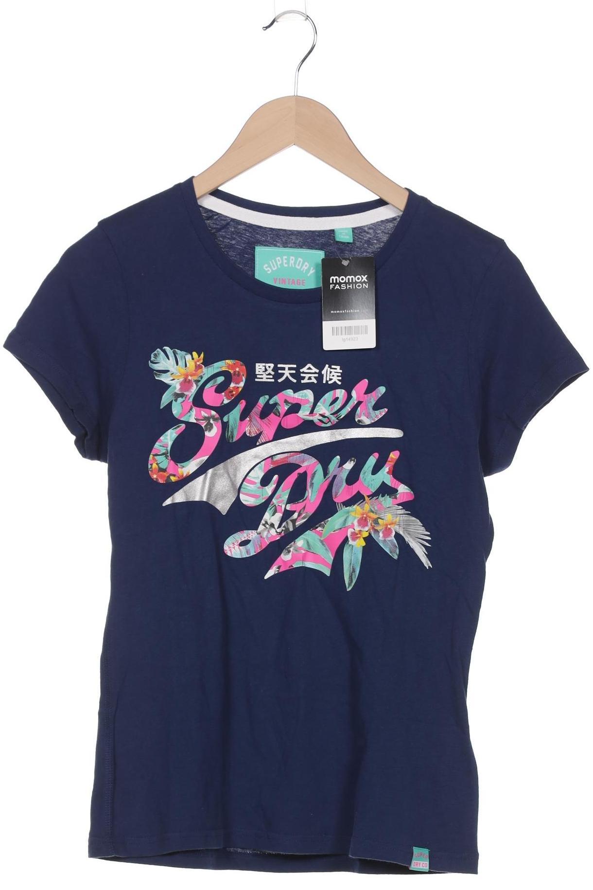

Superdry Damen T-Shirt, marineblau, Gr. 40