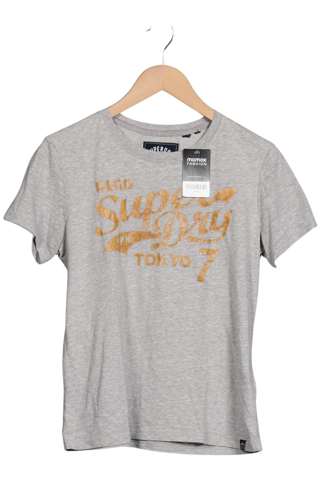 

Superdry Damen T-Shirt, grau, Gr. 36