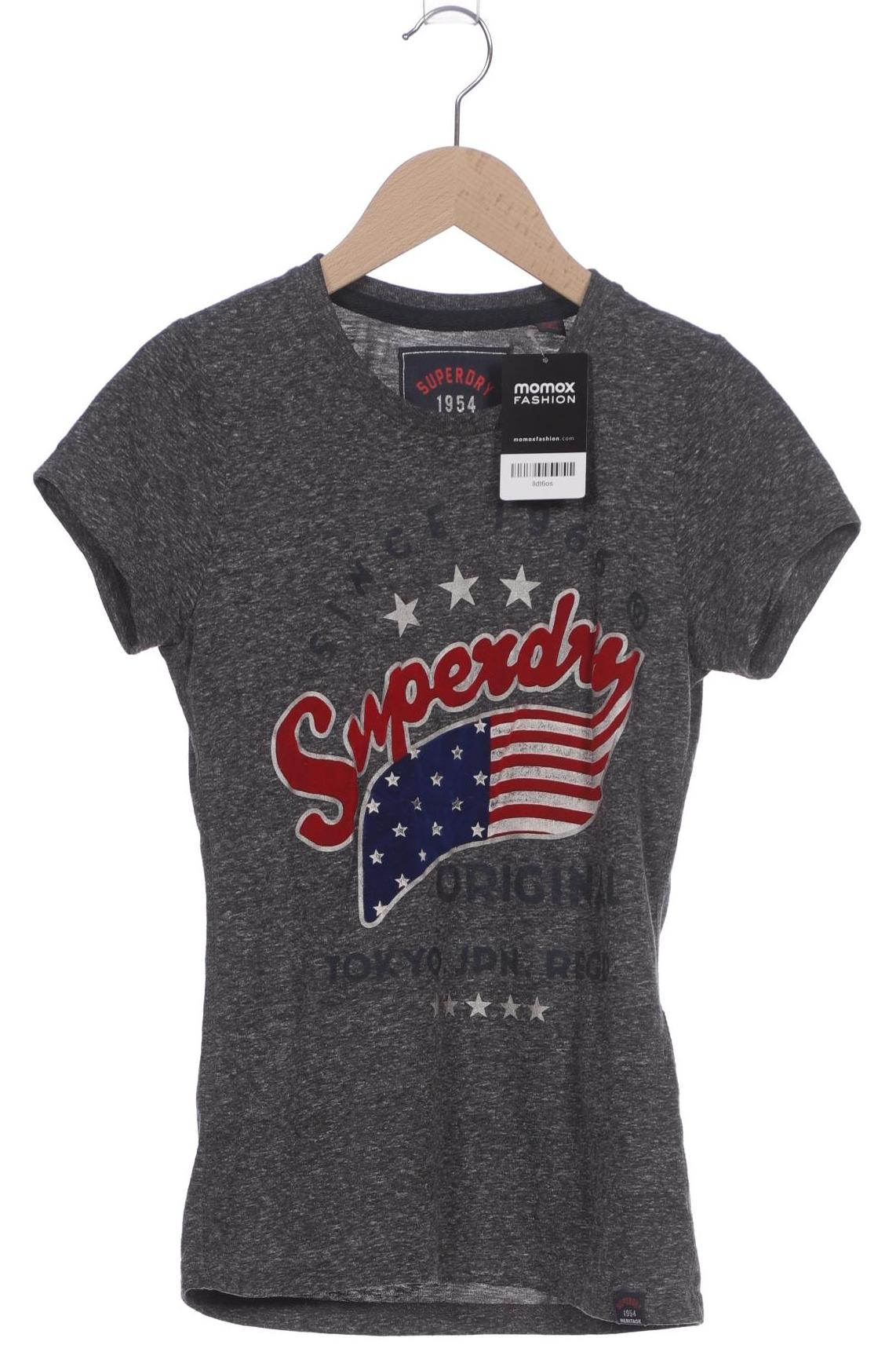 

Superdry Damen T-Shirt, grau, Gr. 36