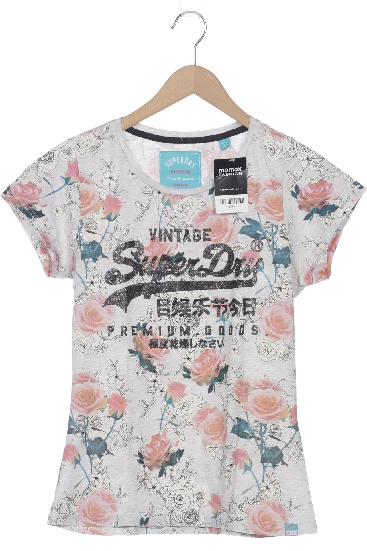 

Superdry Damen T-Shirt, grau, Gr. 36