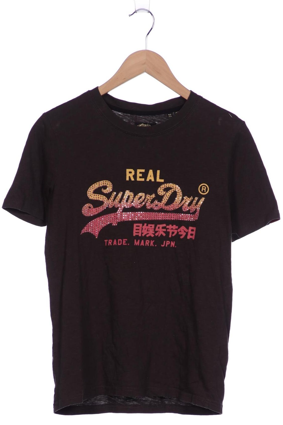 

Superdry Damen T-Shirt, braun, Gr. 36