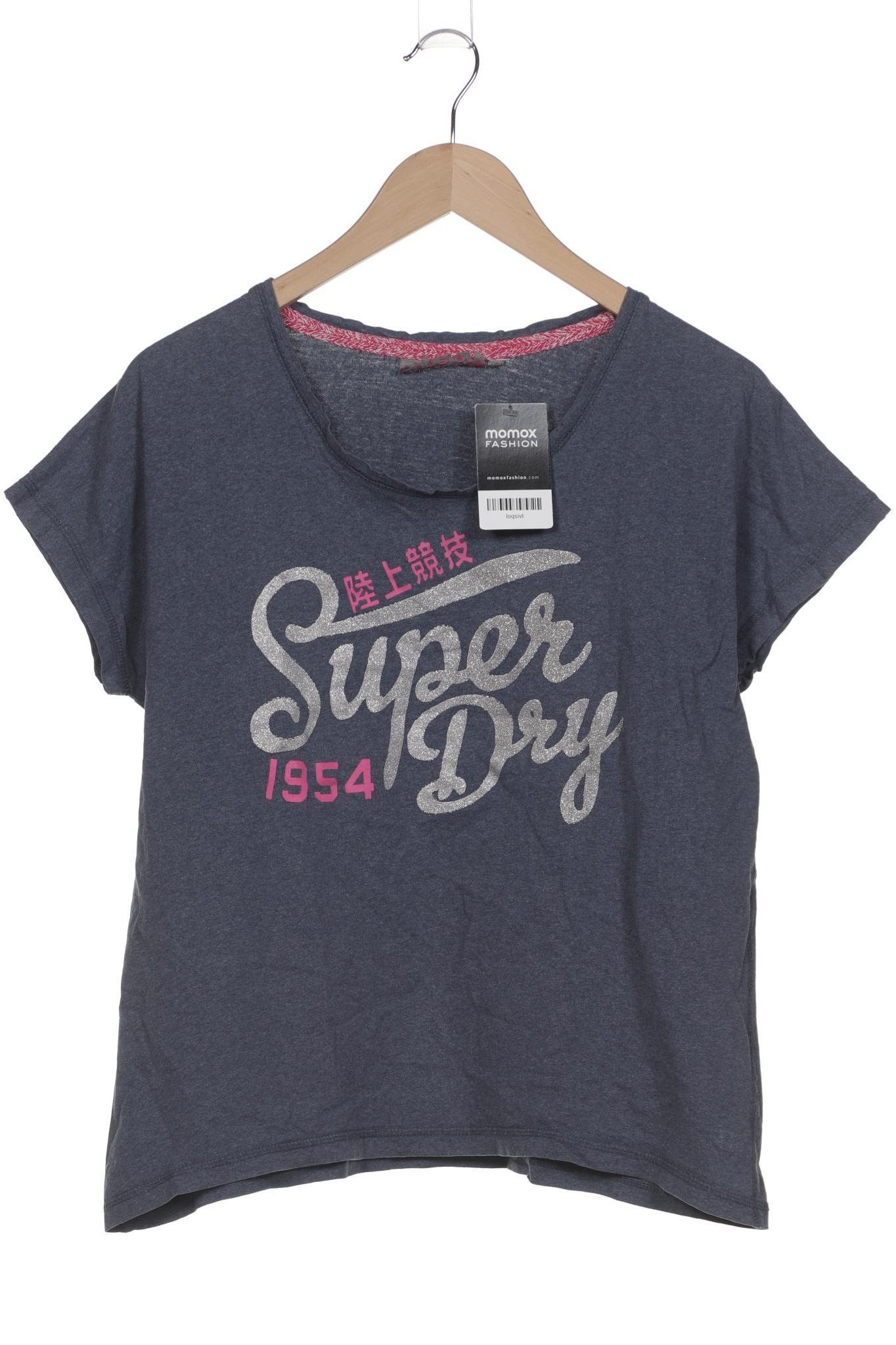 

Superdry Damen T-Shirt, marineblau, Gr. 36
