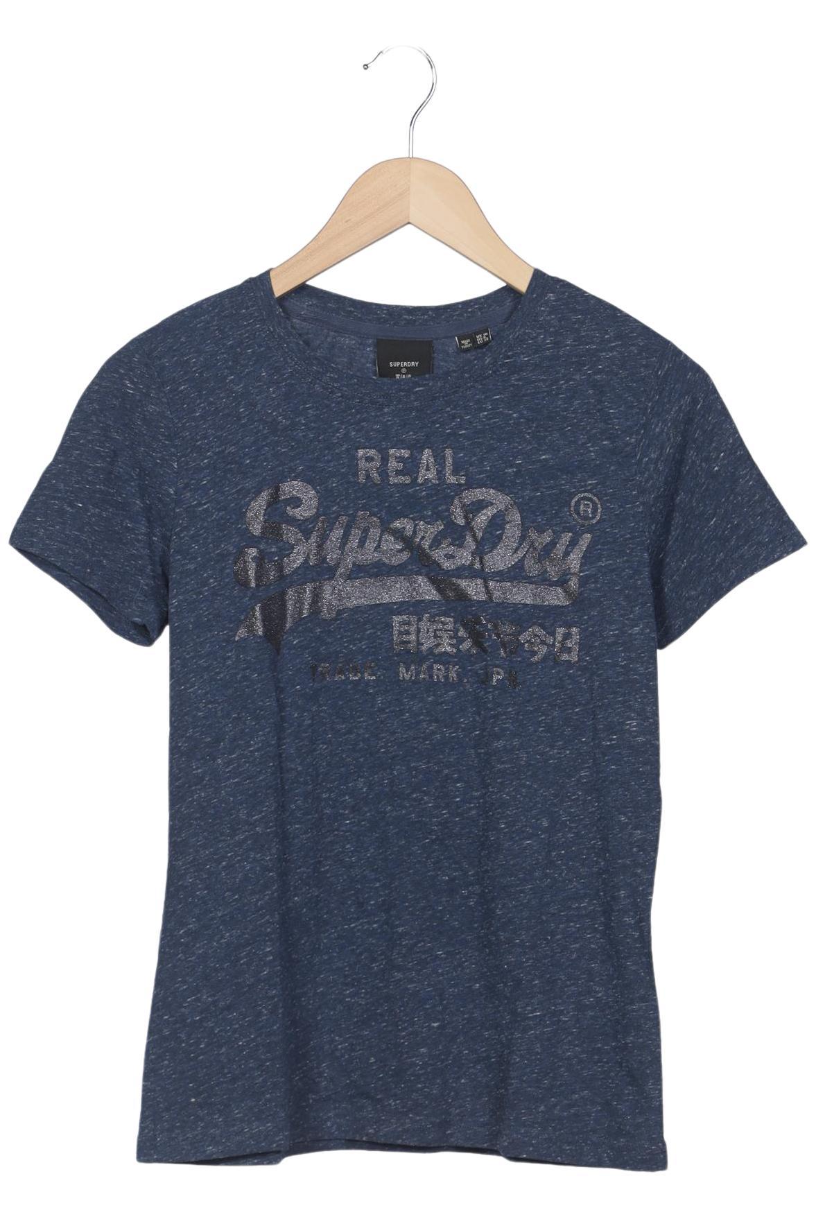 

Superdry Damen T-Shirt, marineblau, Gr. 38