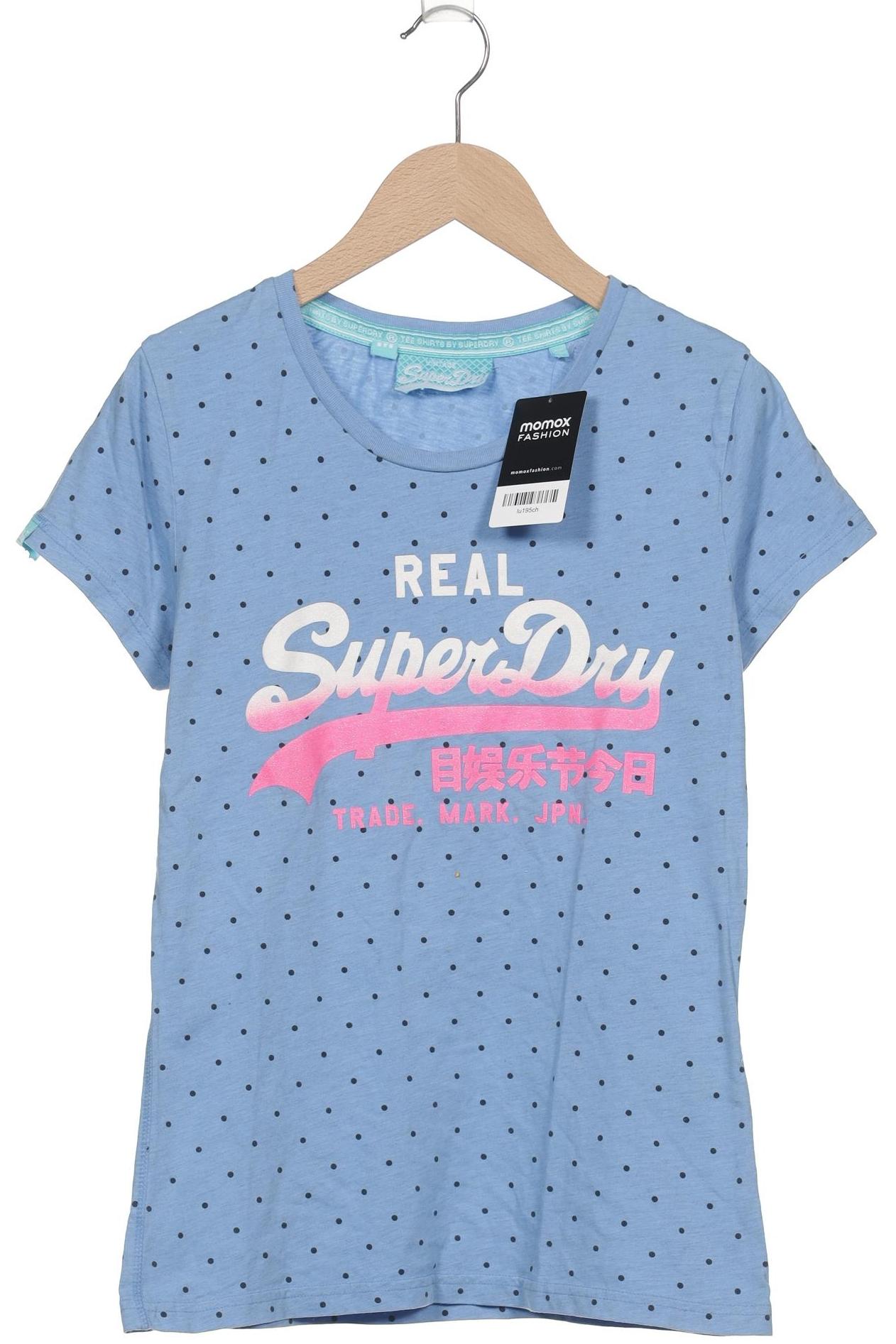 

Superdry Damen T-Shirt, blau, Gr. 38