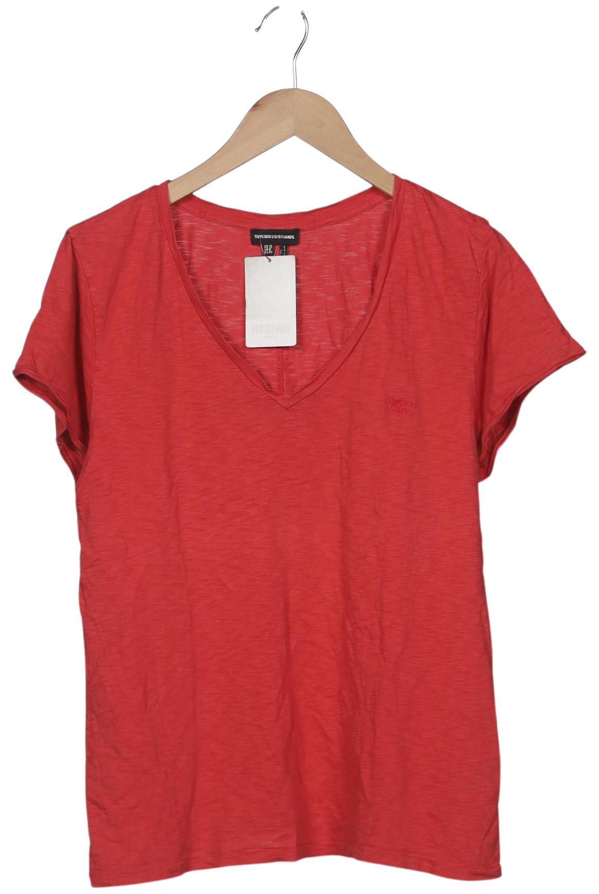

Superdry Damen T-Shirt, rot, Gr. 40