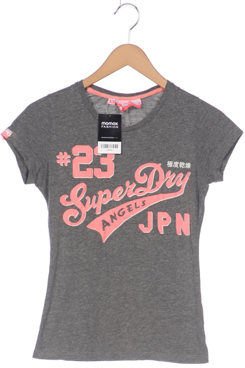 

Superdry Damen T-Shirt, grau, Gr. 34