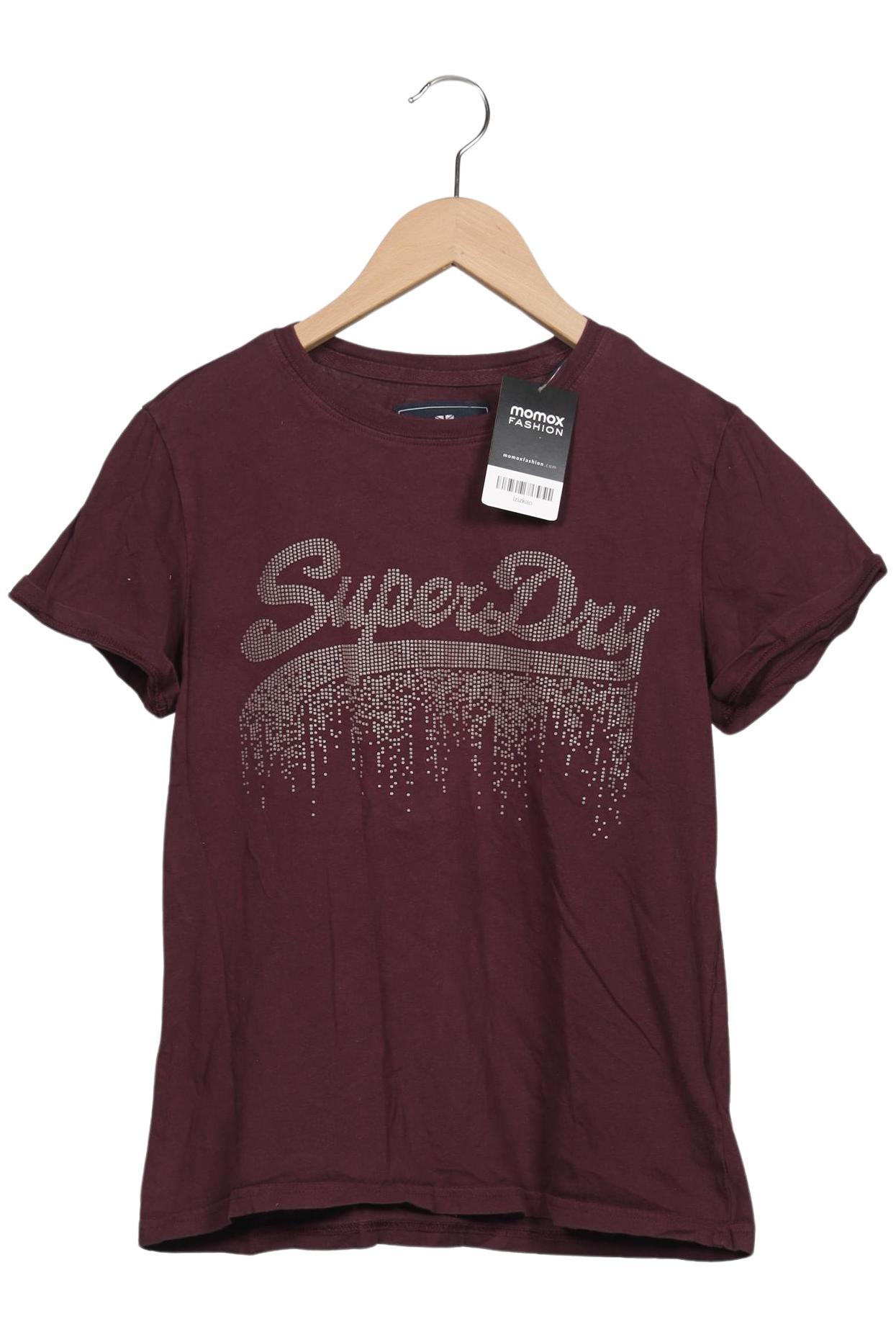 

Superdry Damen T-Shirt, bordeaux, Gr. 40
