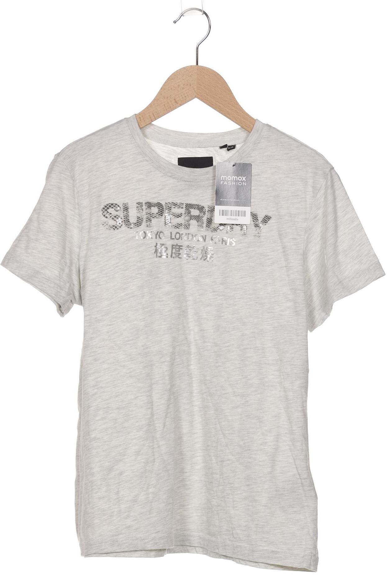 

Superdry Damen T-Shirt, grau, Gr. 40
