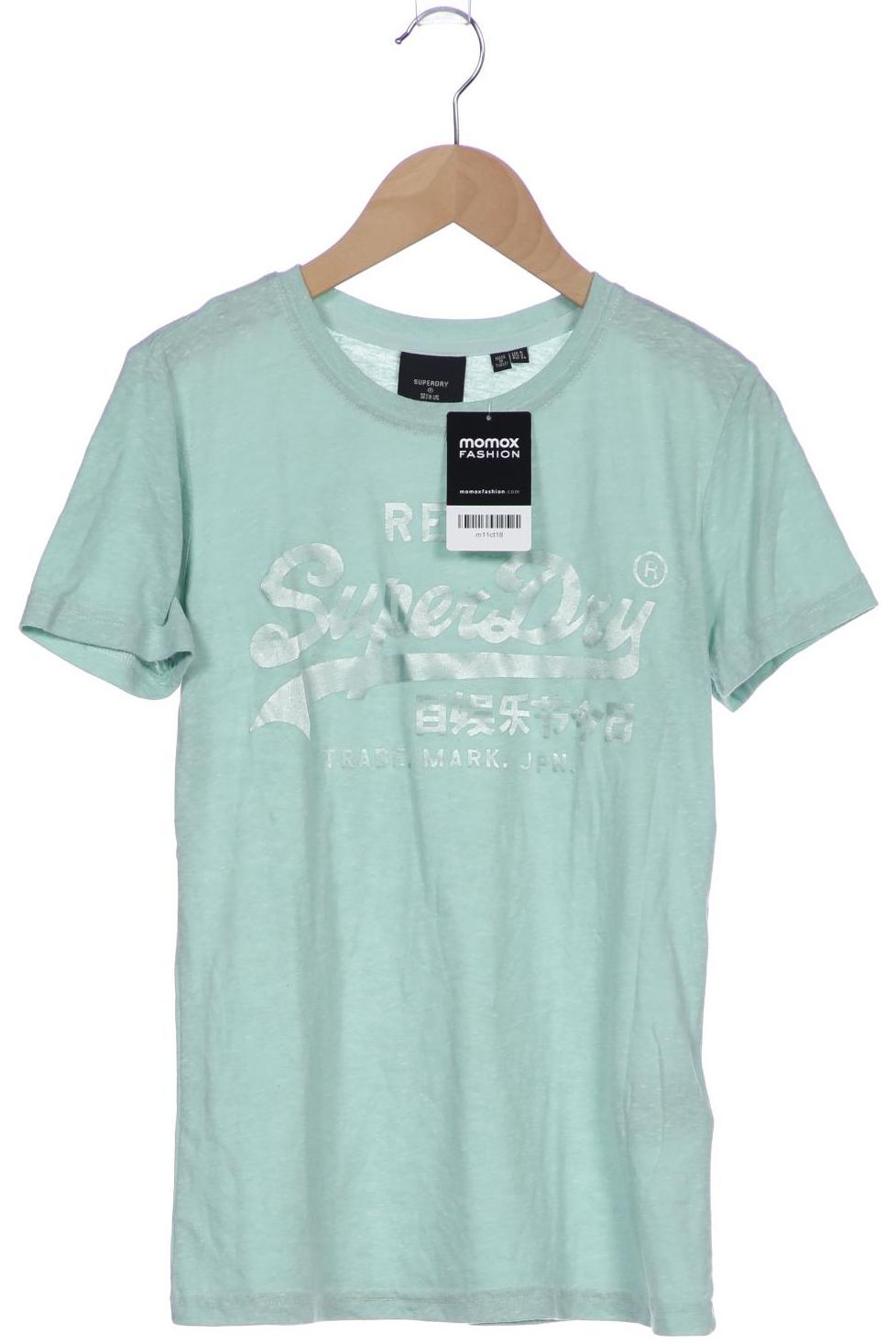 

Superdry Damen T-Shirt, hellgrün, Gr. 34