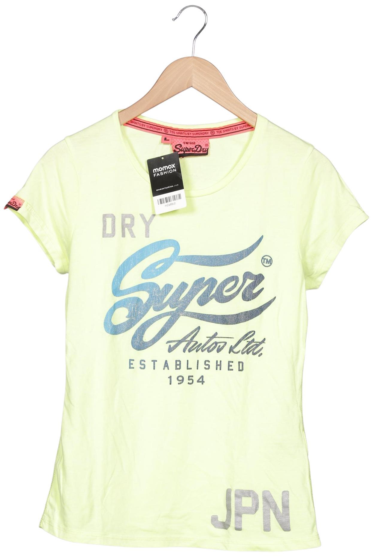 

Superdry Damen T-Shirt, gelb, Gr. 42
